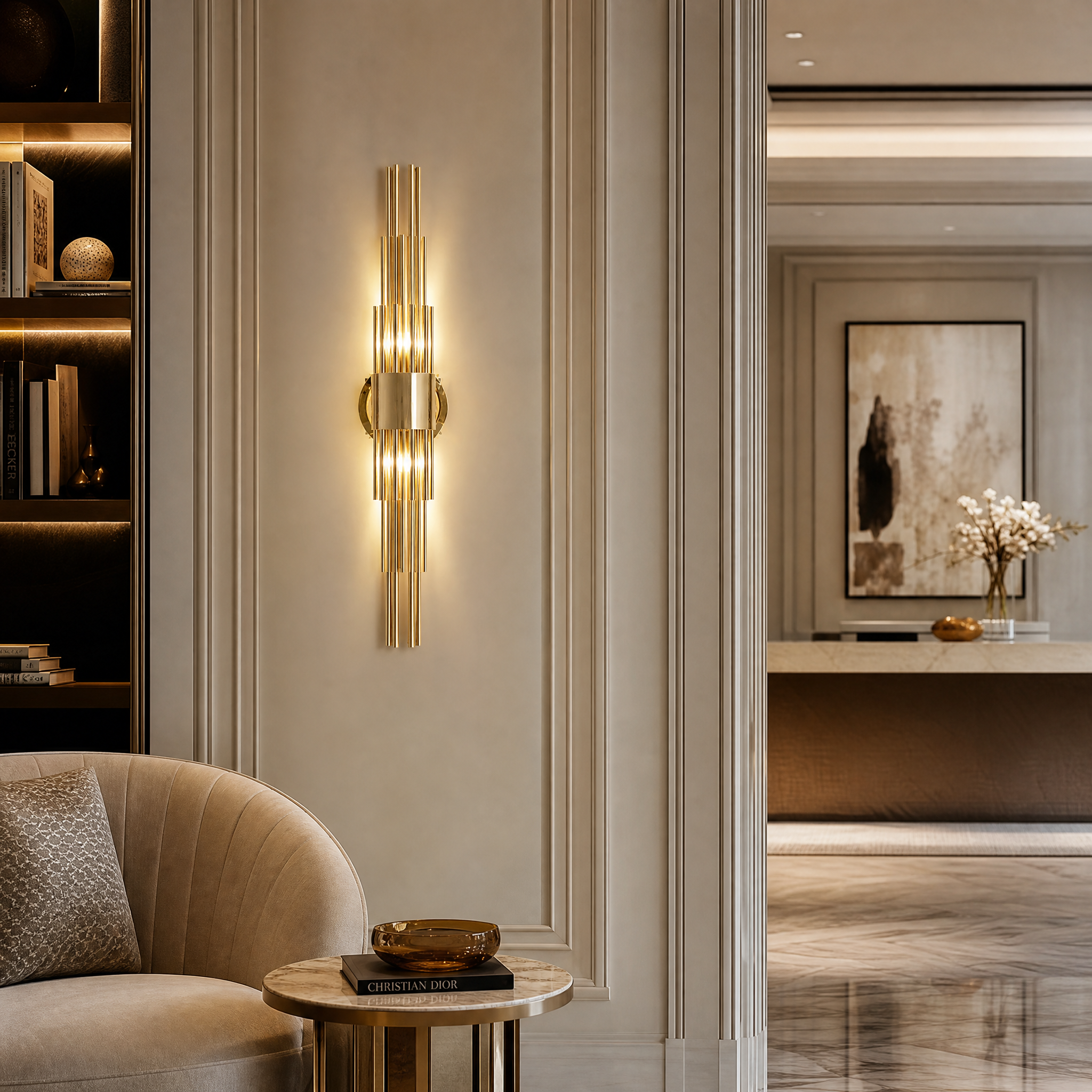 Streamline Luxury Wall Light luxury residential lifestyle image by VORELLI
