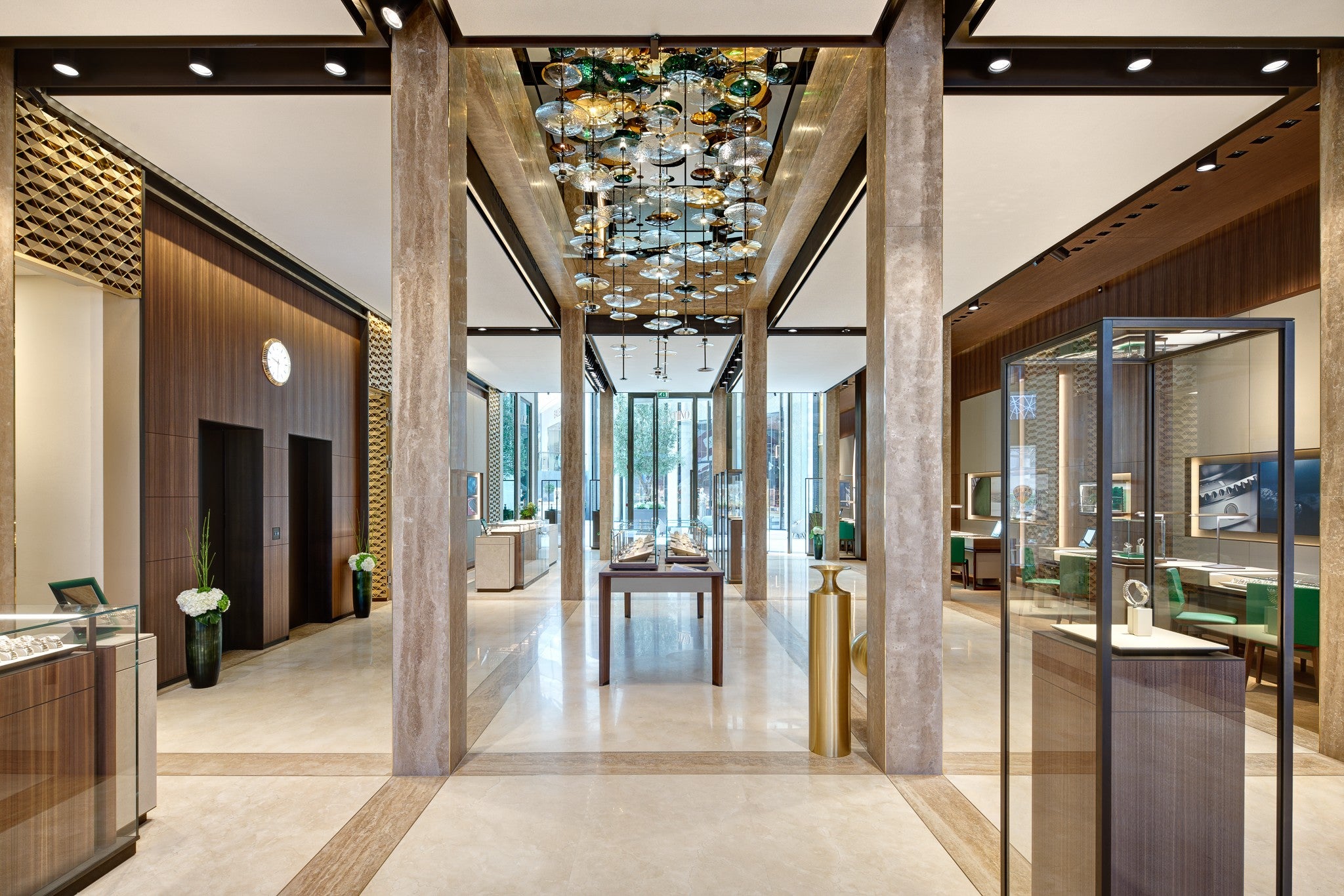 Crystal Discs & Stainless Steel Project Installation