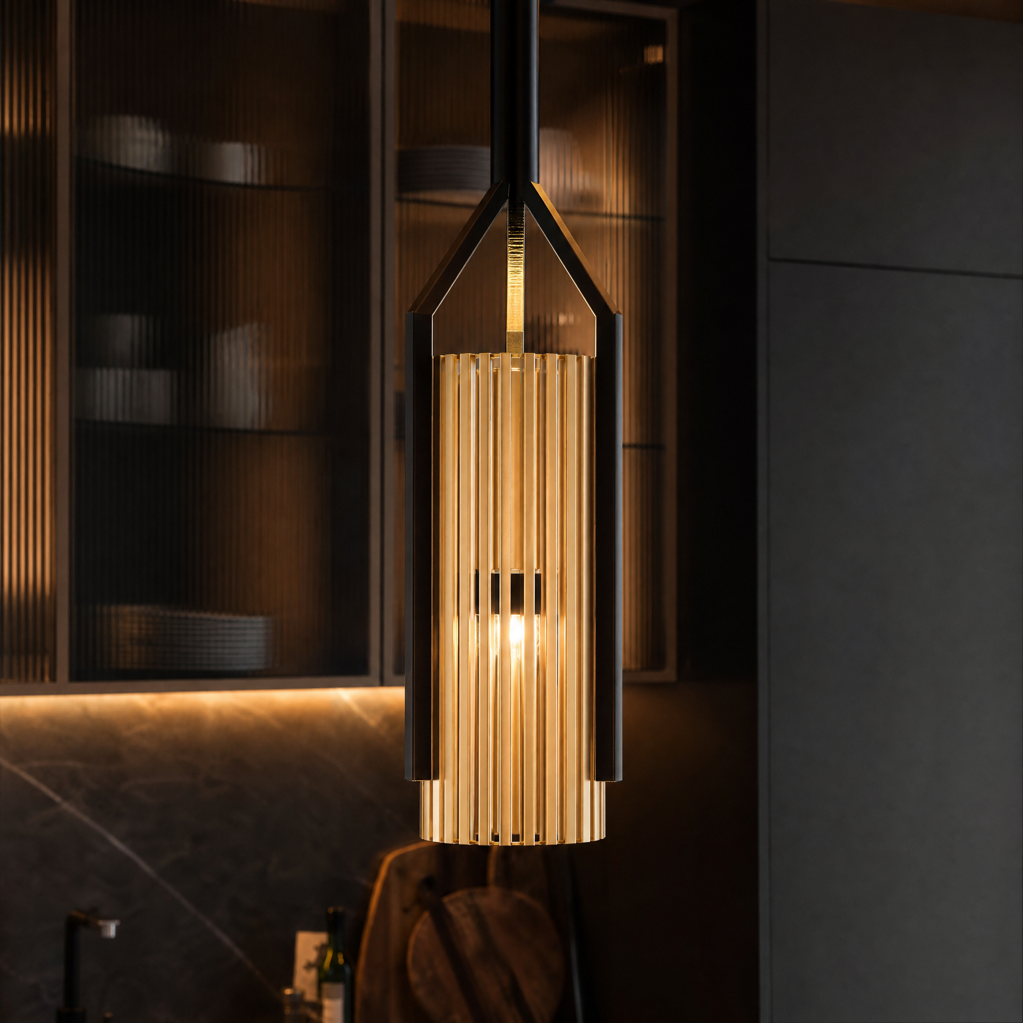 Avany Luxury Pendant Light close-up craftsmanship detail image by VORELLI