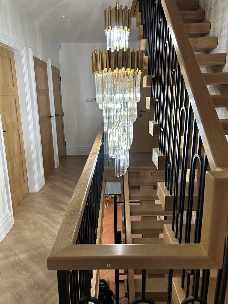 Boeotia Spiral Staircase Chandelier II