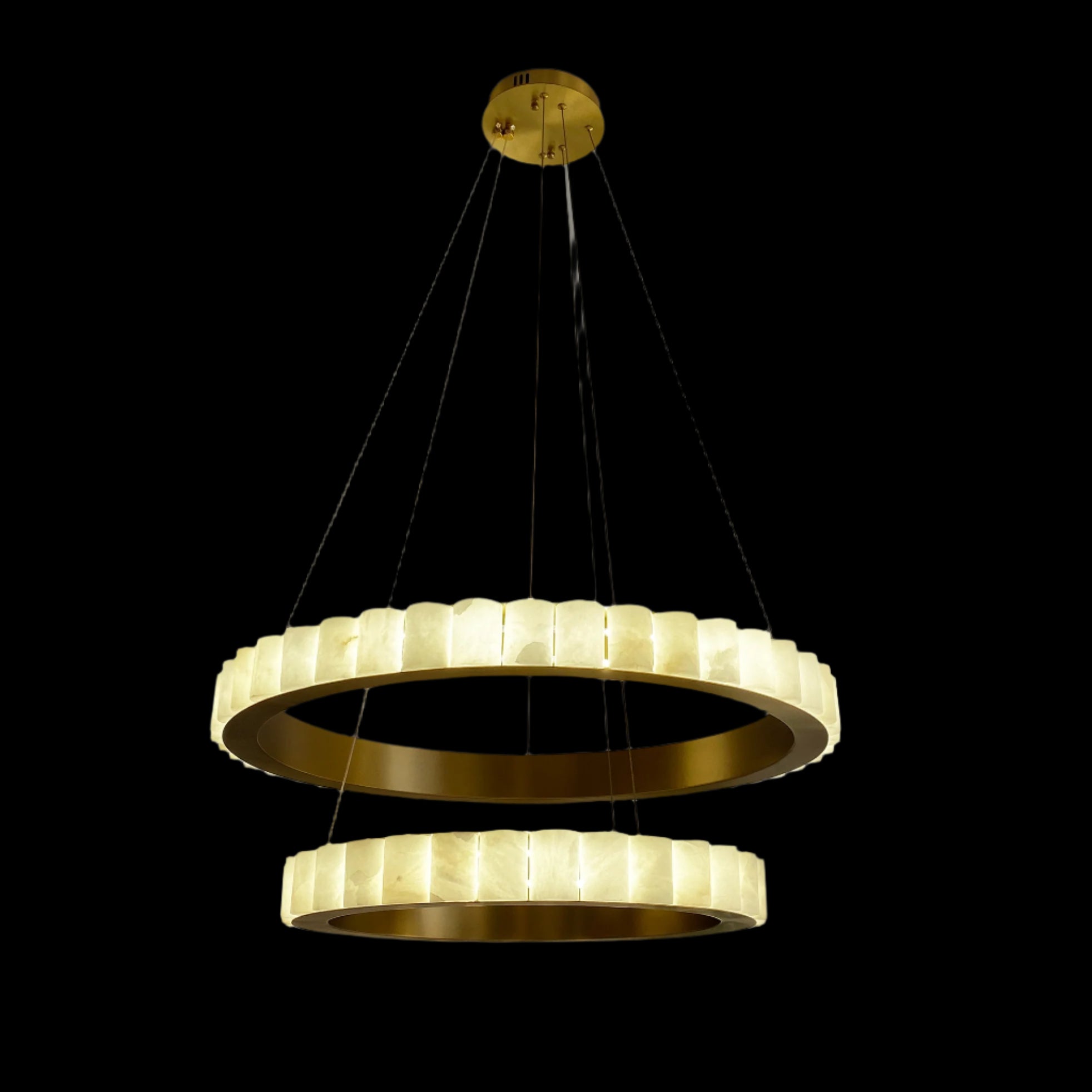 Elysia Marble Circular Chandelier