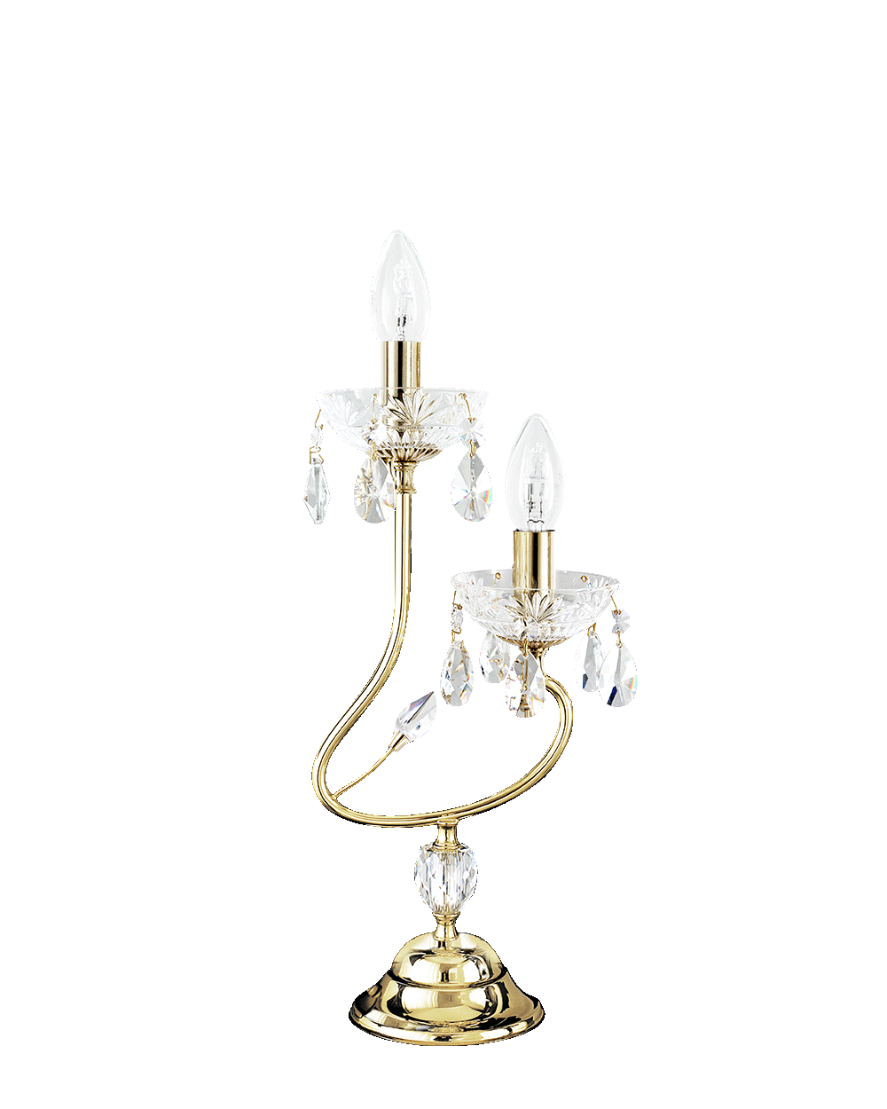Close-up detail of VORELLI® Casablanca Luxury Table Lamp showing luxury finish and craftsmanship