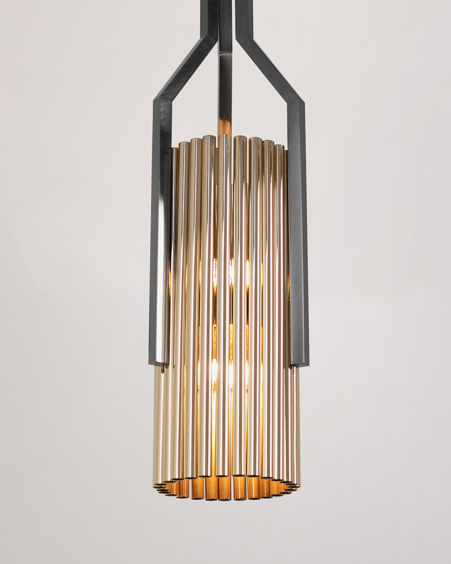 Close-up detail of VORELLI® Avany Luxury Pendant Light showing luxury finish and craftsmanship