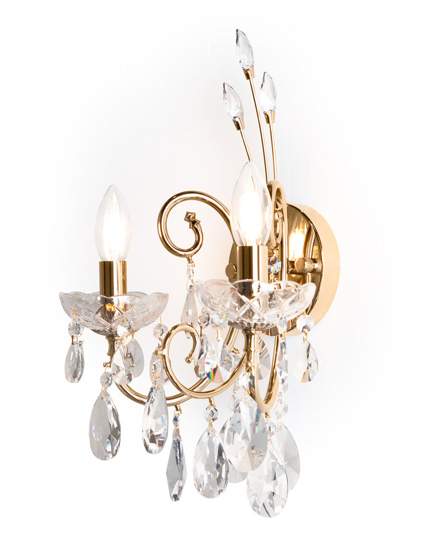 VORELLI® Casablanca with Swarovski Crystal Luxury Wall Light styled within a refined luxury interior