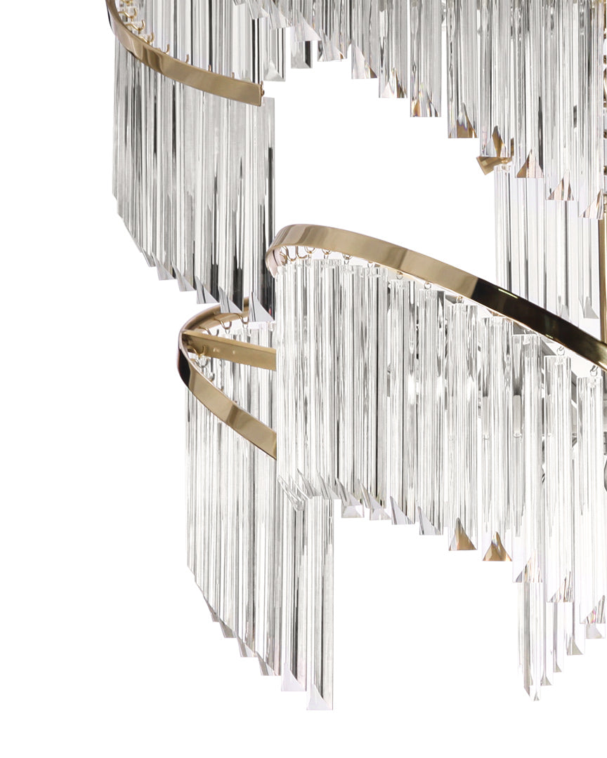 Twist Staircase Chandelier staircase chandelier detail view 6