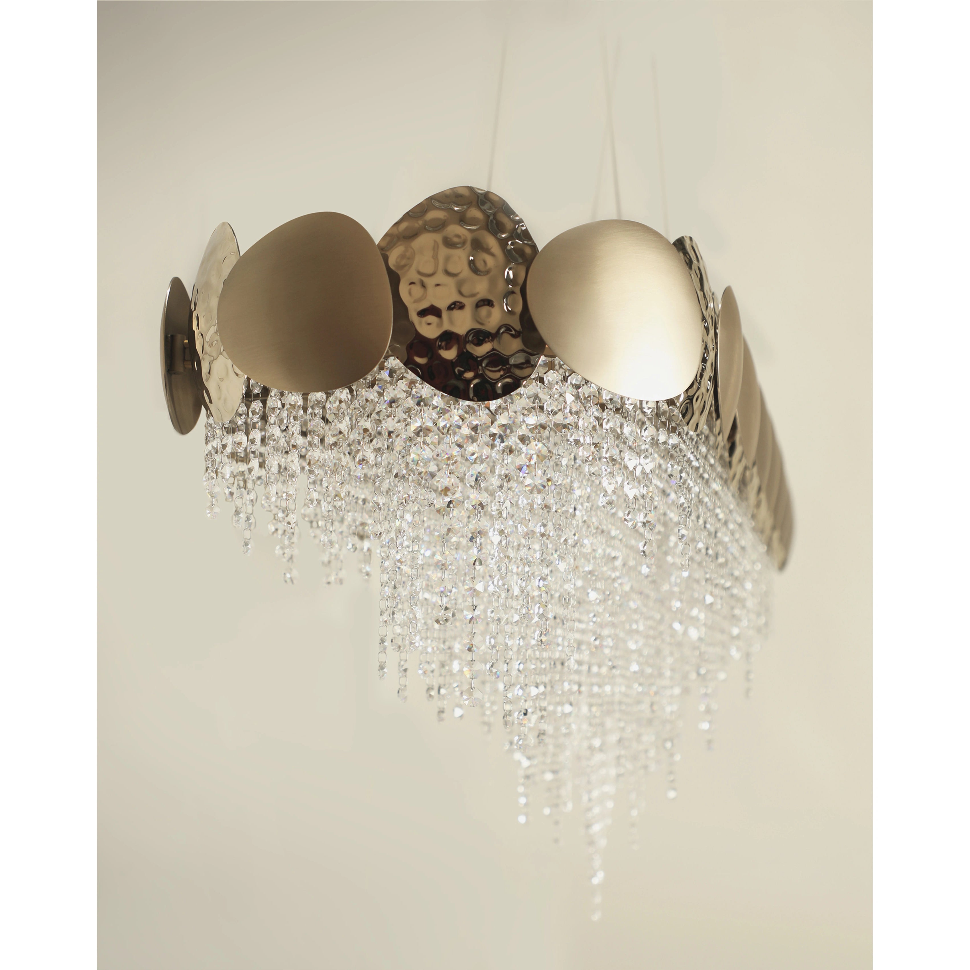 VORELLI® Mastery Luxury Rectangular Chandelier styled within a refined luxury interior