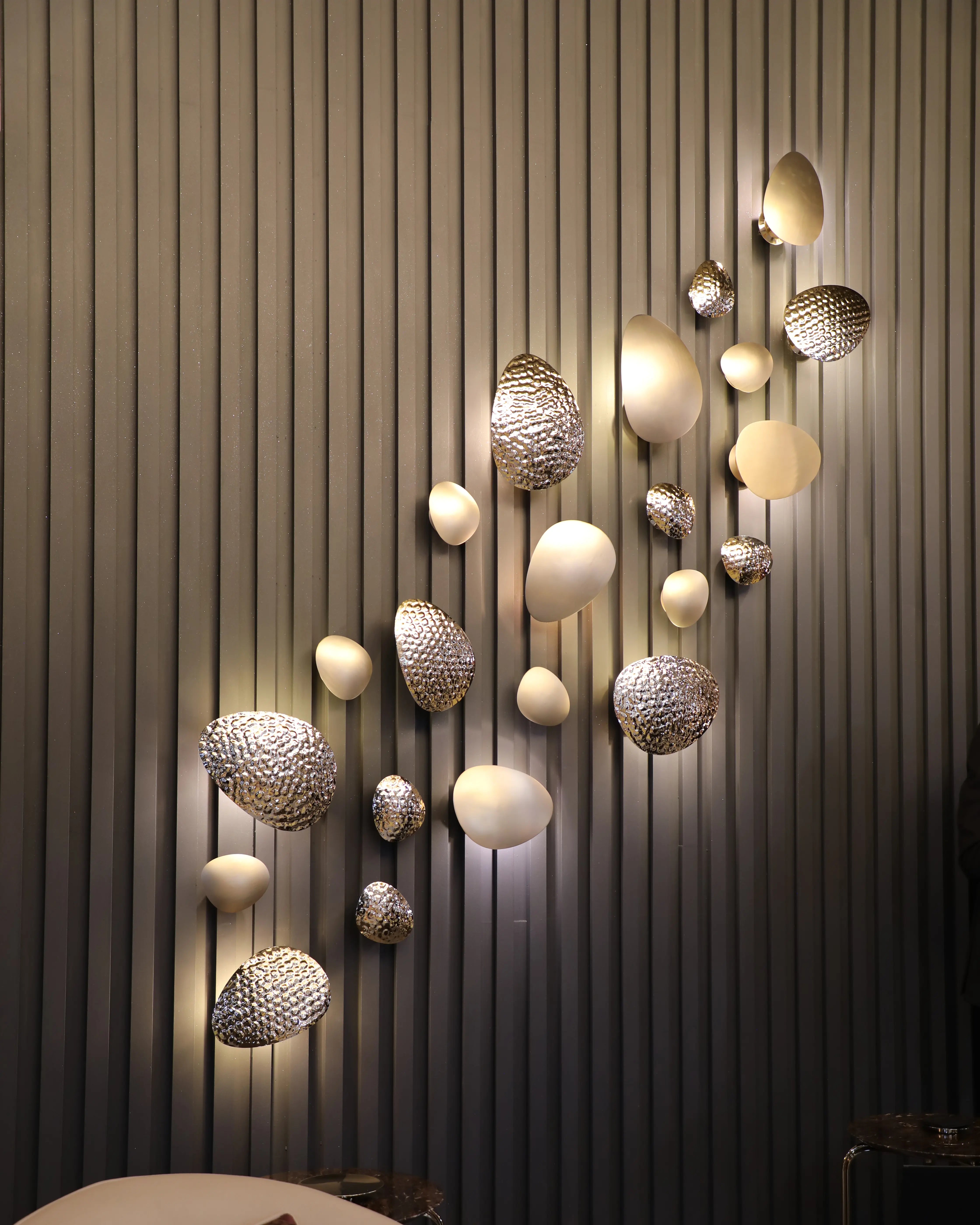 Close-up detail of VORELLI® Mastery Luxury Wall Light showing luxury finish and craftsmanship