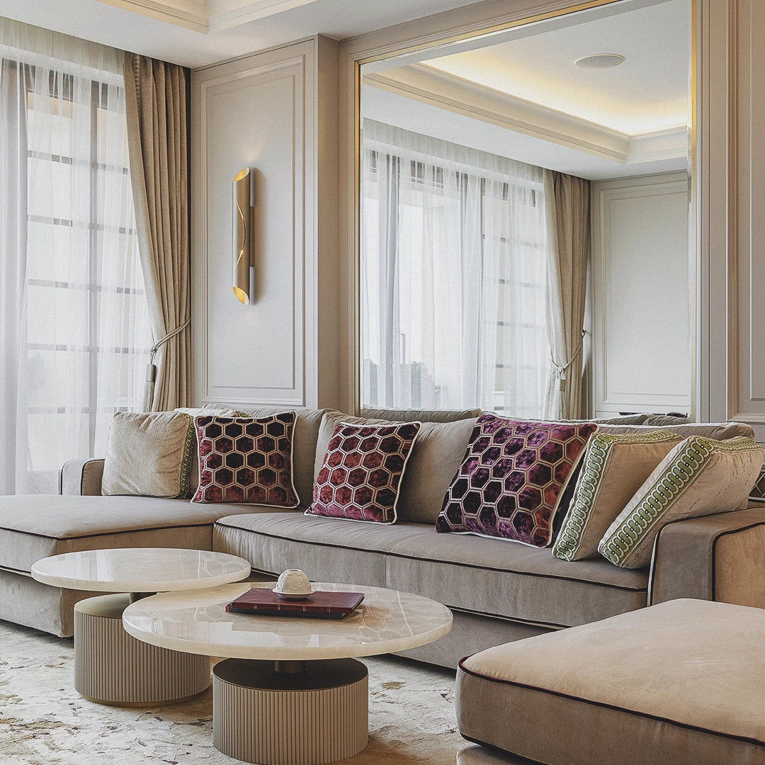 VORELLI® Nolan Luxury Wall Light styled within a refined luxury interior