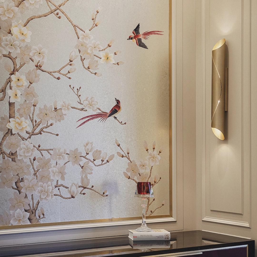 VORELLI® Nolan Luxury Wall Light styled within a refined luxury interior