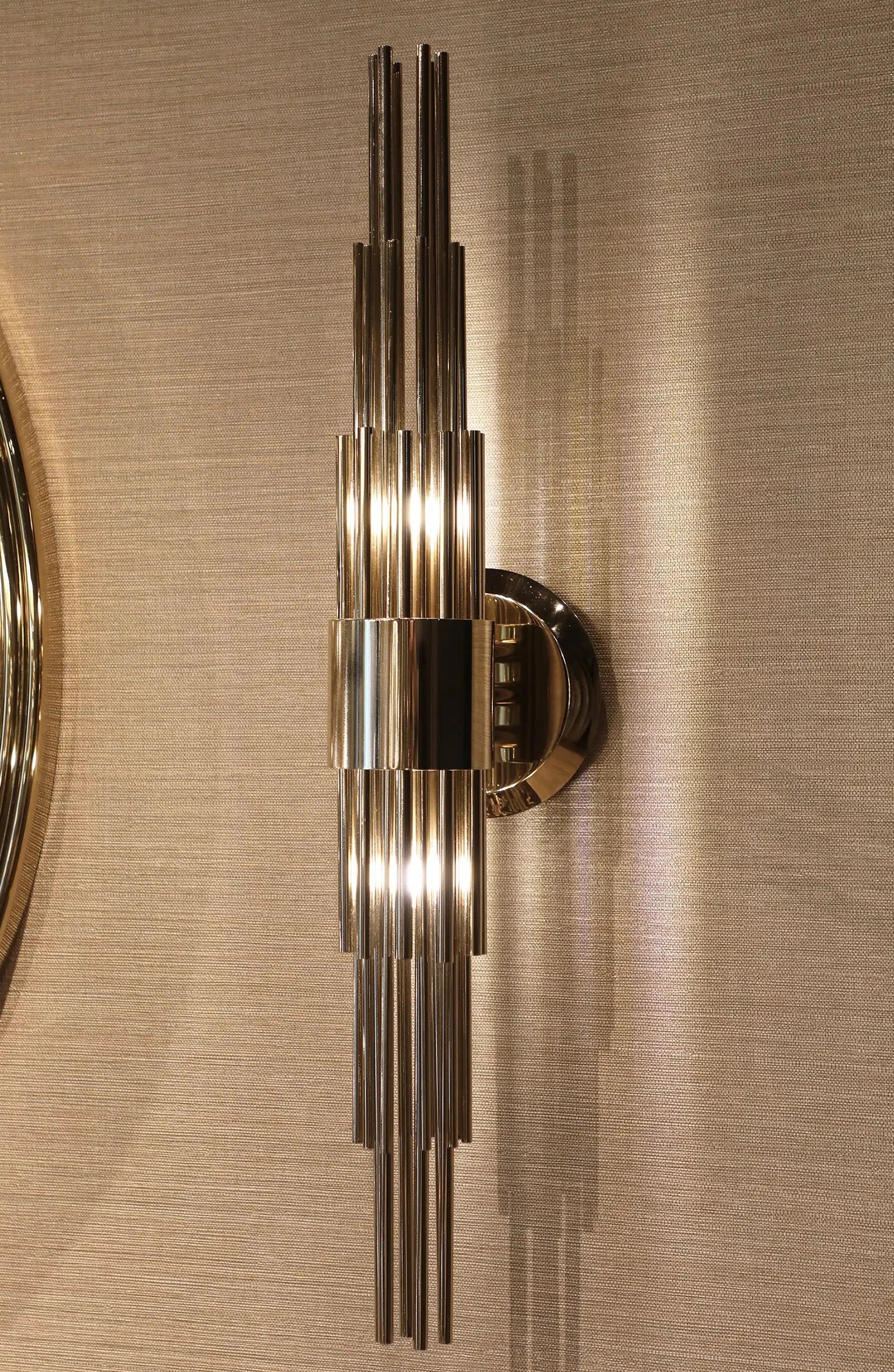 VORELLI® Streamline Luxury Wall Light styled within a refined luxury interior
