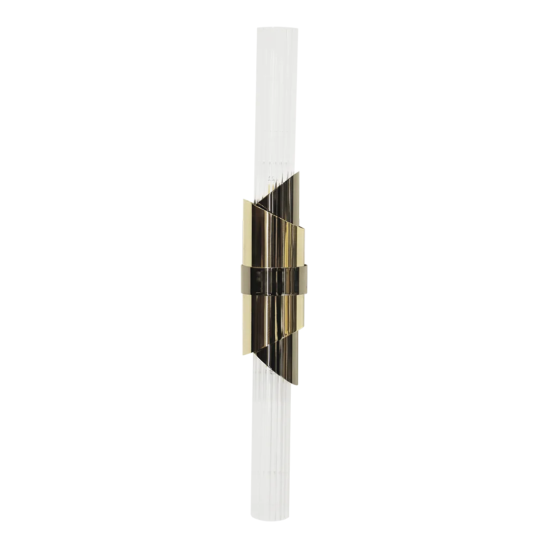 Close-up detail of VORELLI® Turbine Luxury Wall Light showing luxury finish and craftsmanship