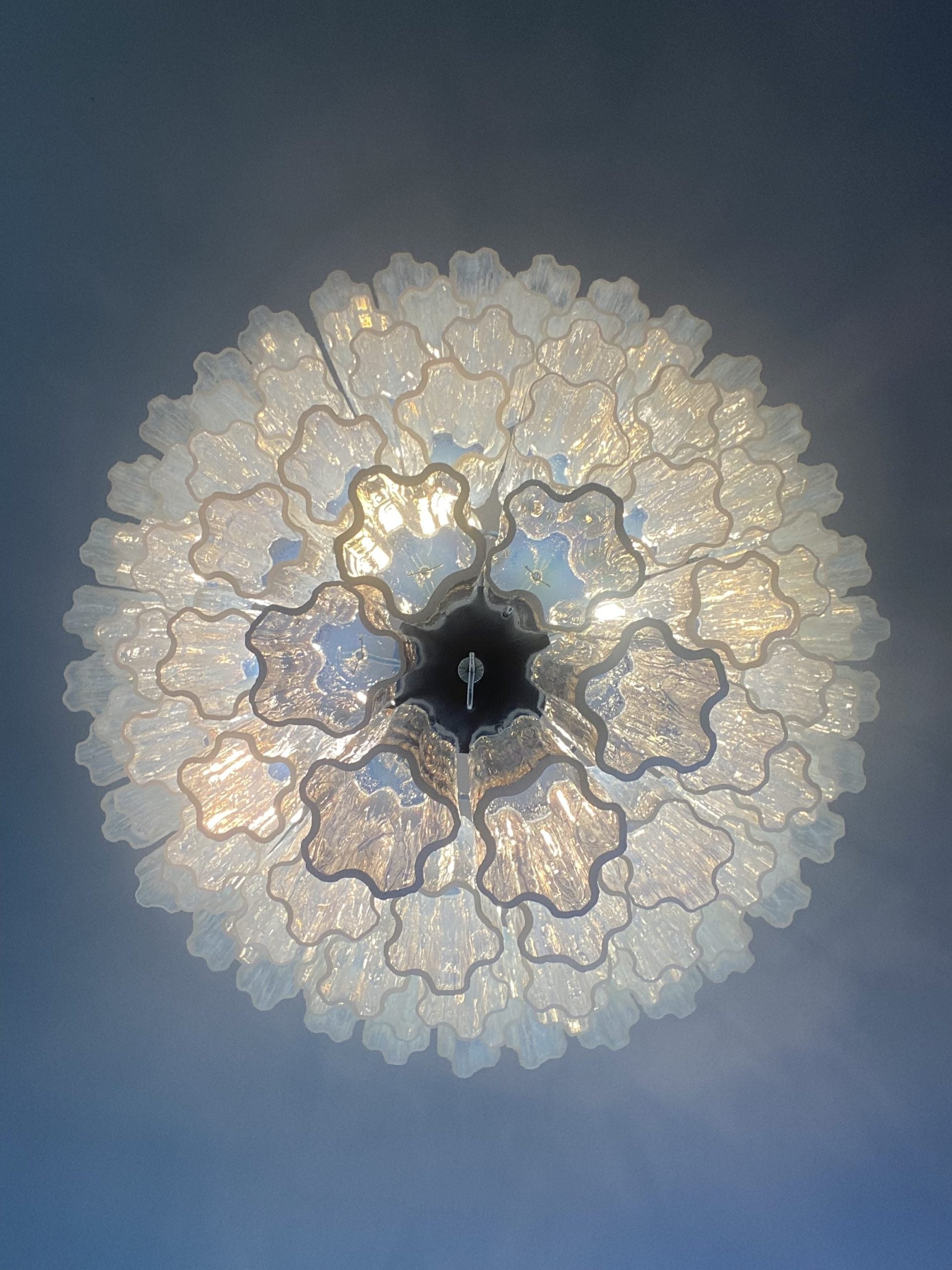 VORELLI Evelina Tronchi Murano Glass Staircase Chandelier - Tronchi Murano Glass image 5
