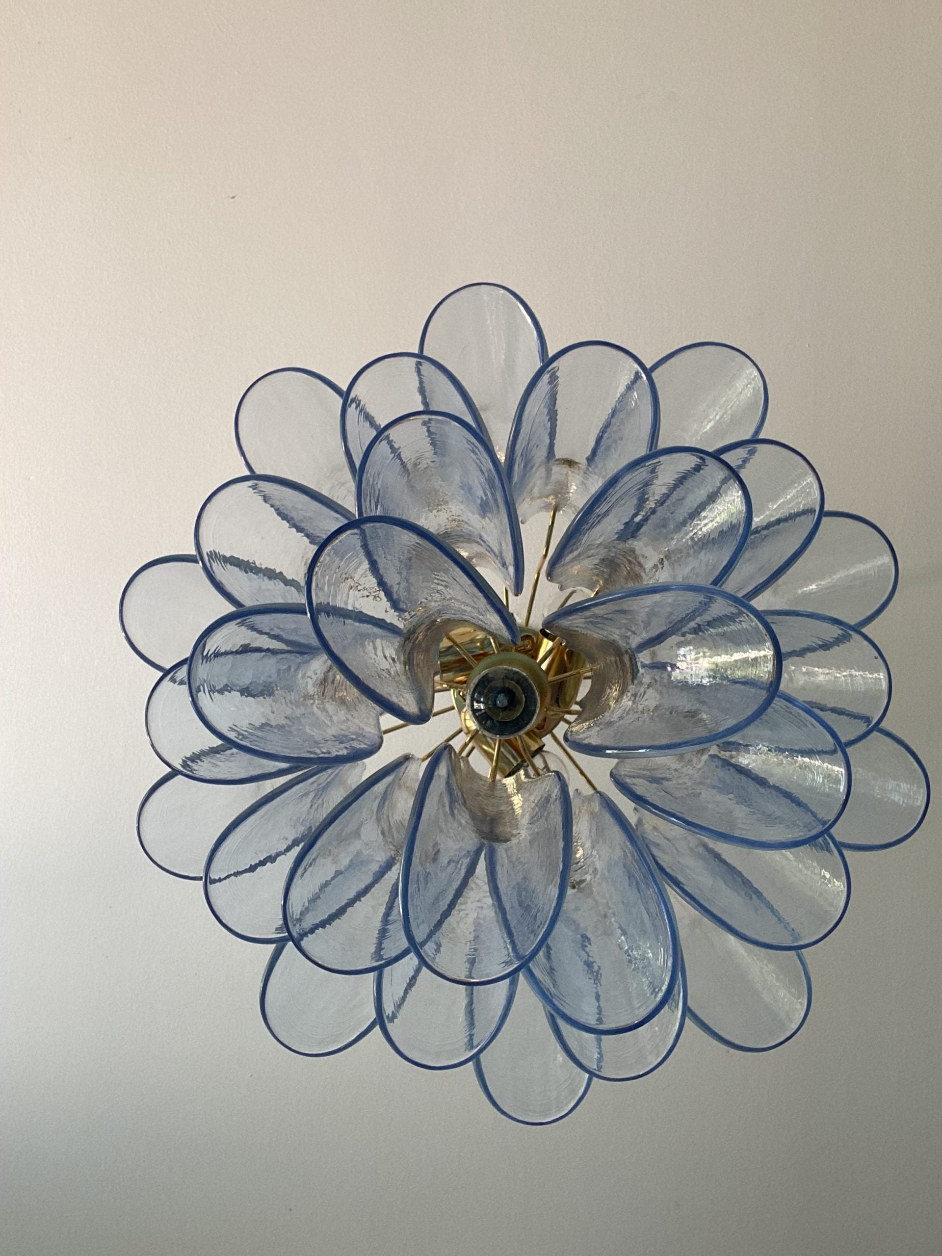 VORELLI Iseo Selle Murano Glass Circular Chandelier - Selle Murano Glass image 8