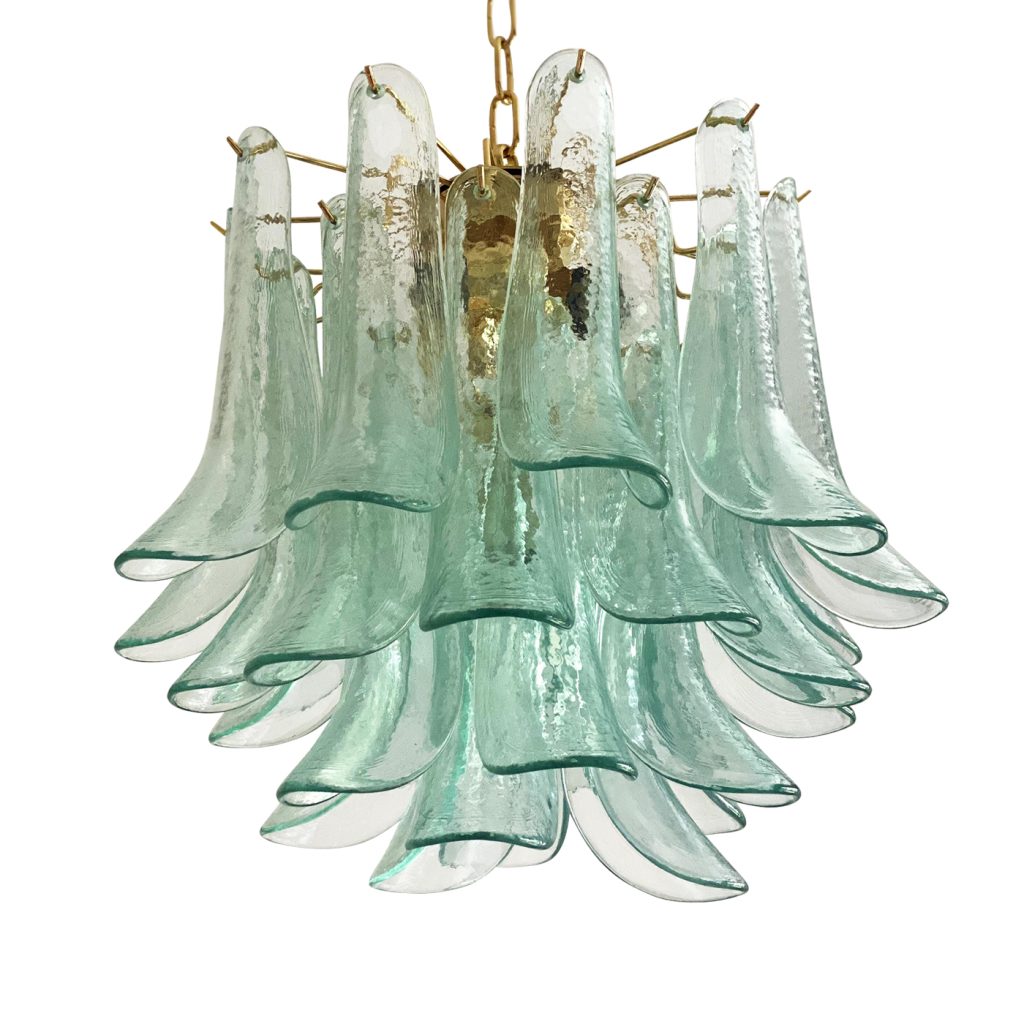 VORELLI Lecce Selle Murano Glass Circular Chandelier - Selle Murano Glass image 1