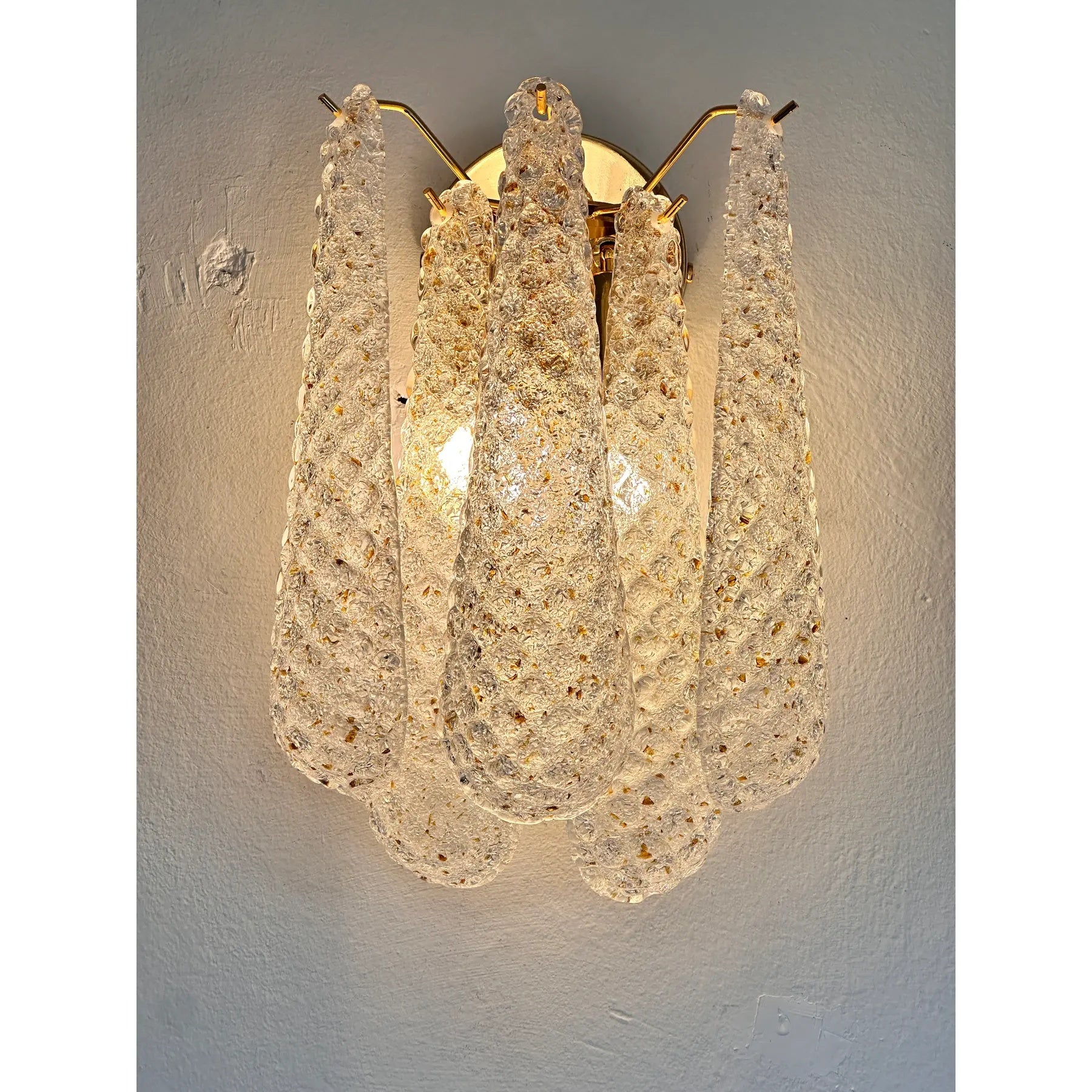 VORELLI Prato Conchiglie Murano Shell Glass Wall Light - Conchiglie Murano Shell Glass image 6