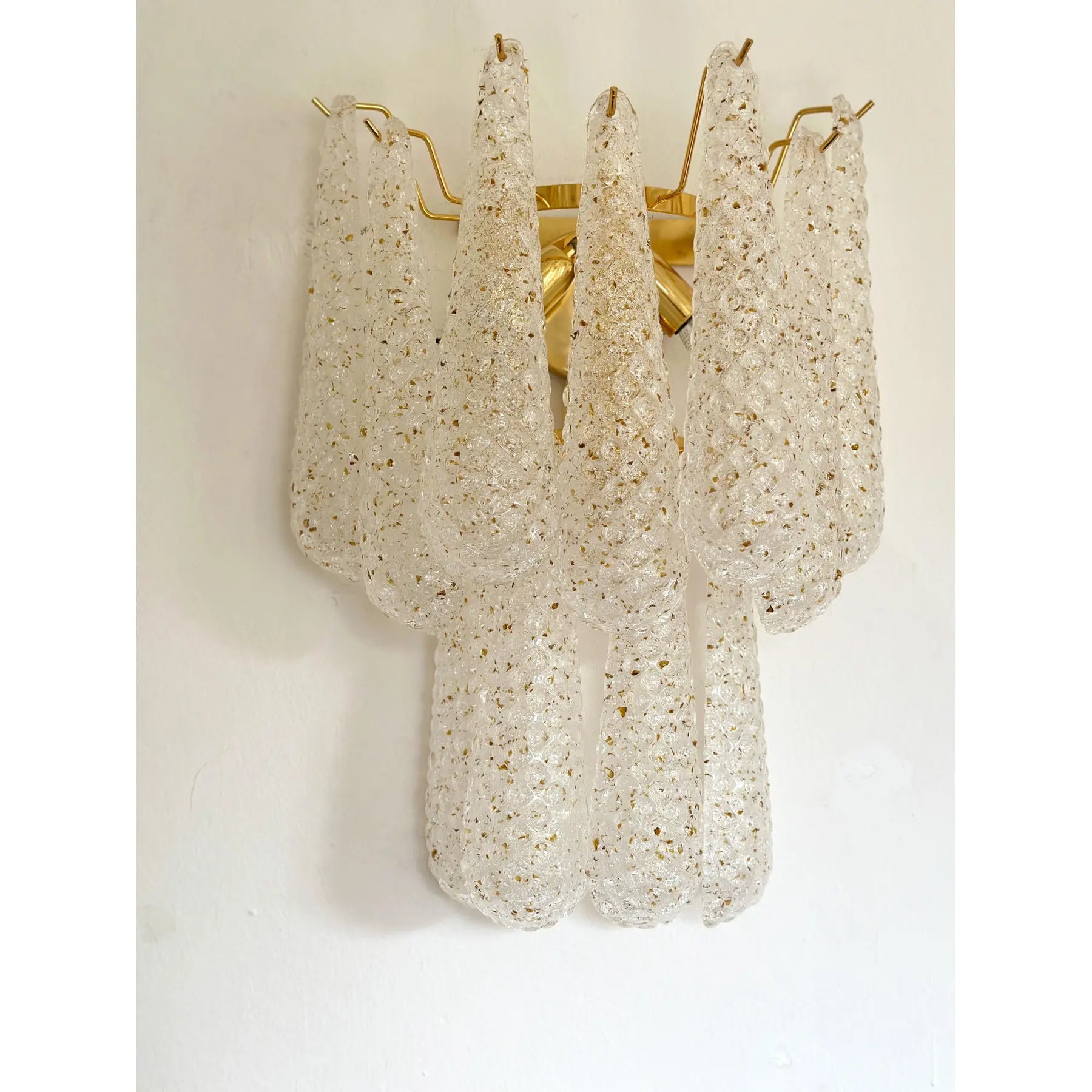 VORELLI Ragusa Conchiglie Murano Shell Glass Wall Light - Conchiglie Murano Shell Glass image 6