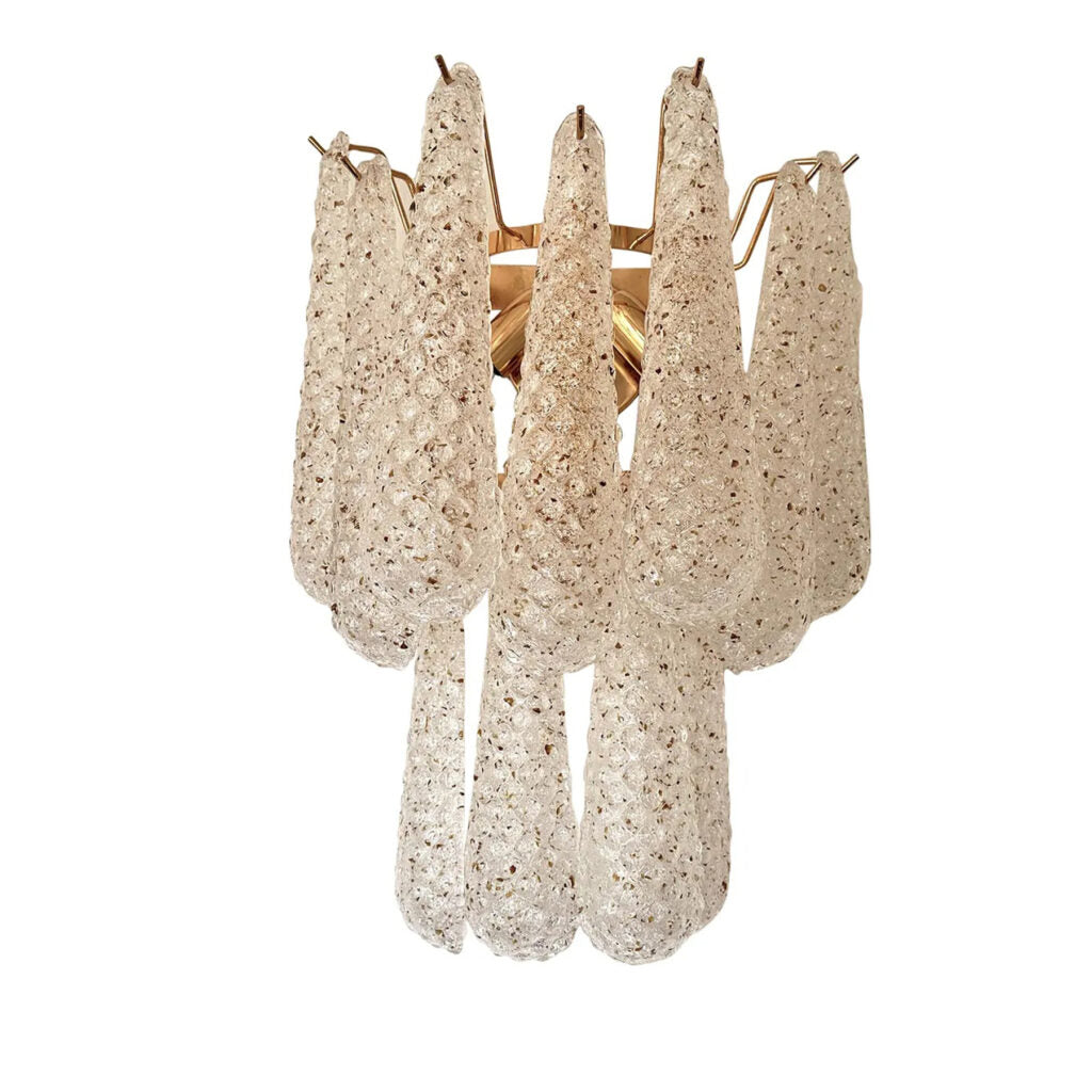 VORELLI Ragusa Conchiglie Murano Shell Glass Wall Light - Conchiglie Murano Shell Glass image 1