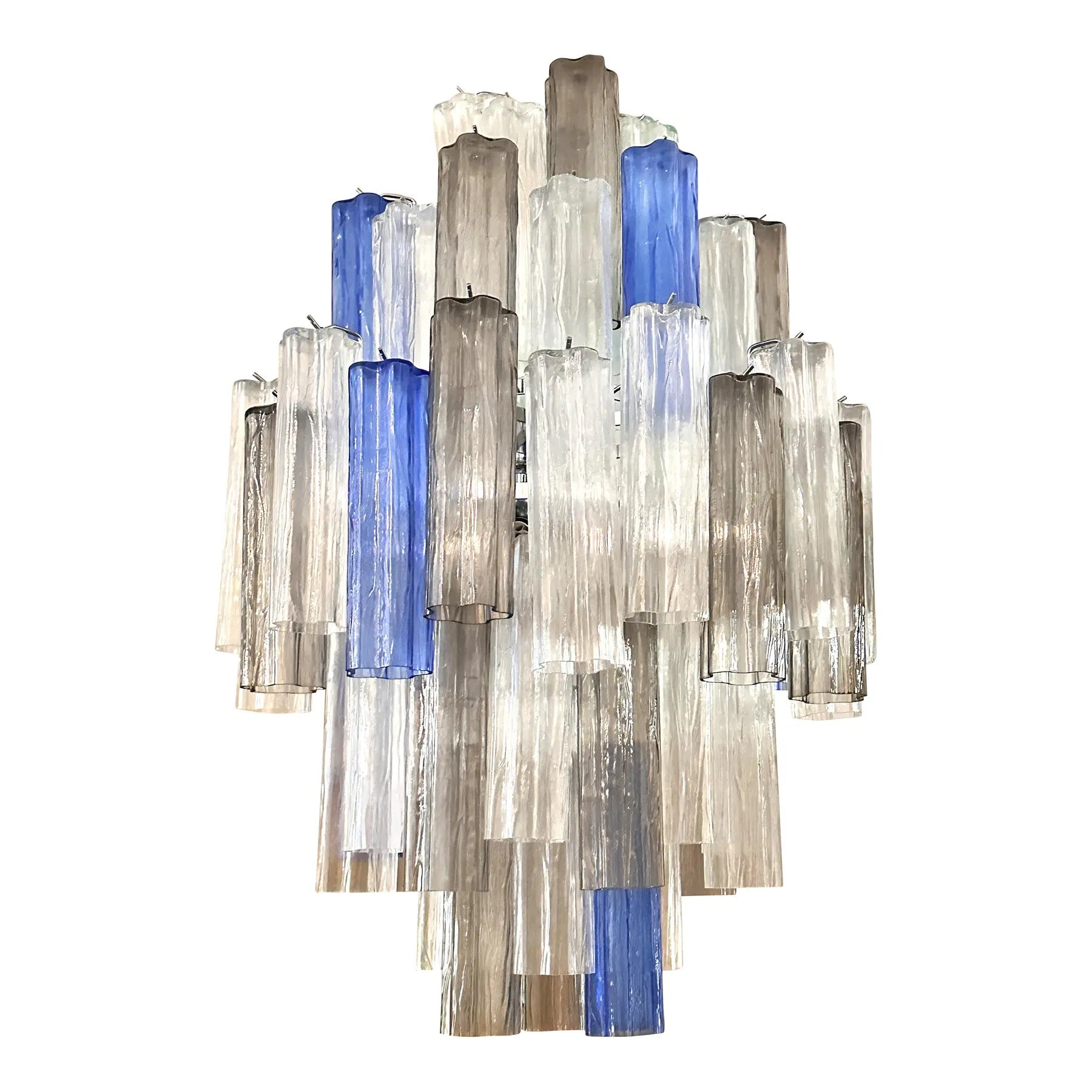 VORELLI Vicenza Tronchi Murano Glass Circular Chandelier - Tronchi Murano Glass image 2