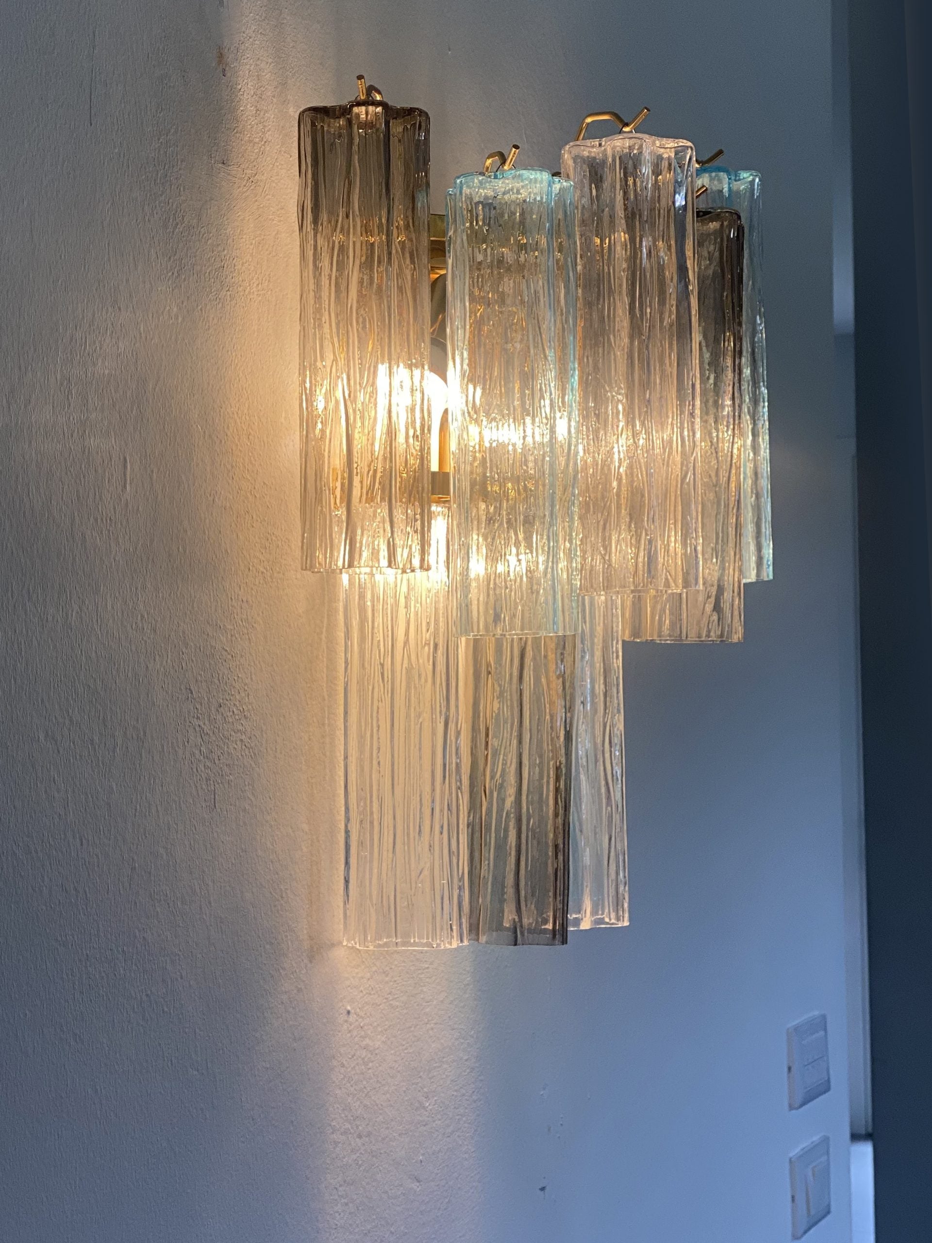 VORELLI Marcella Tronchi Murano Glass Wall Light - Tronchi Murano Glass image 3