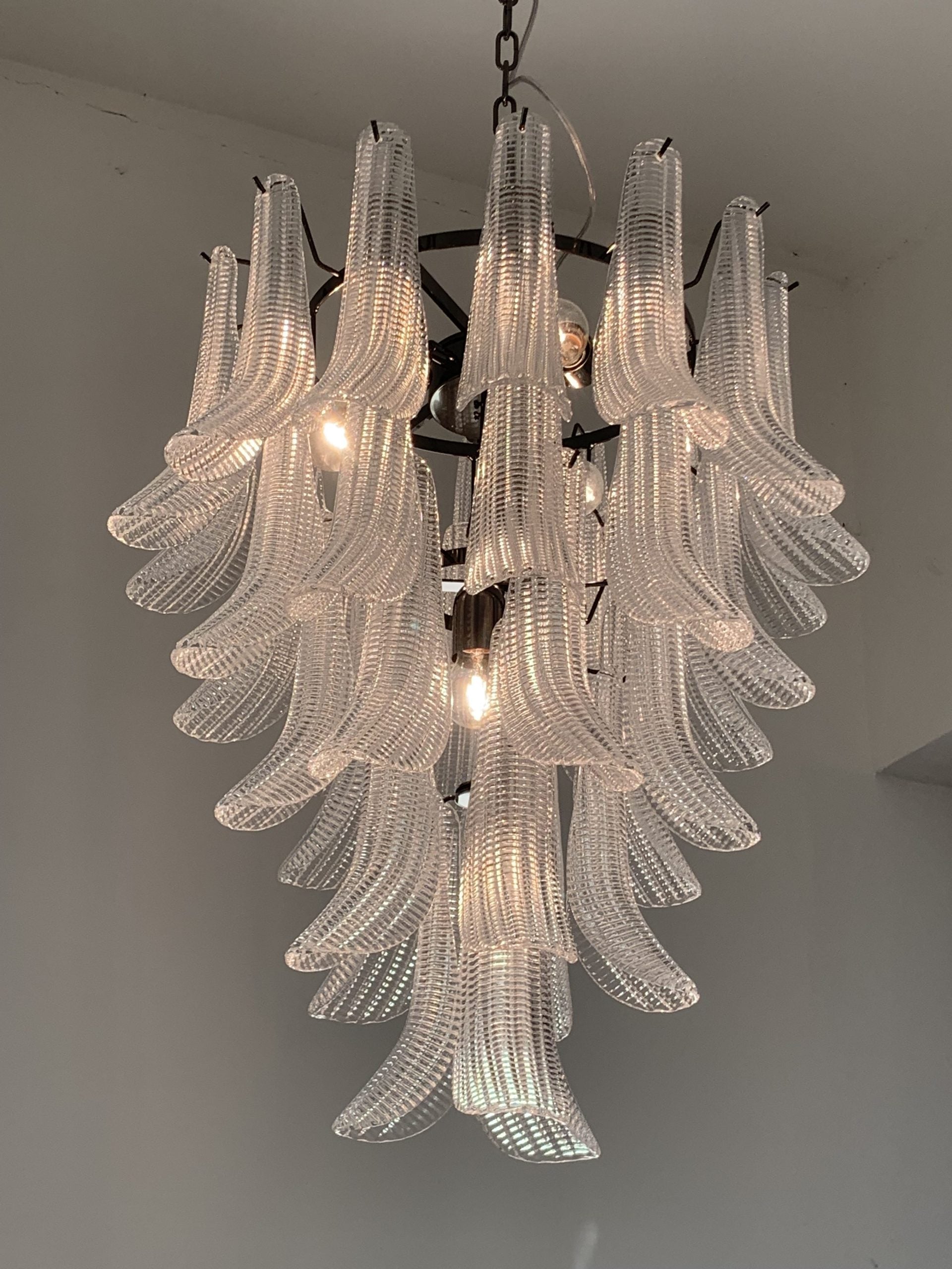 VORELLI Genova Selle Murano Glass Circular Chandelier - Selle Murano Glass image 7