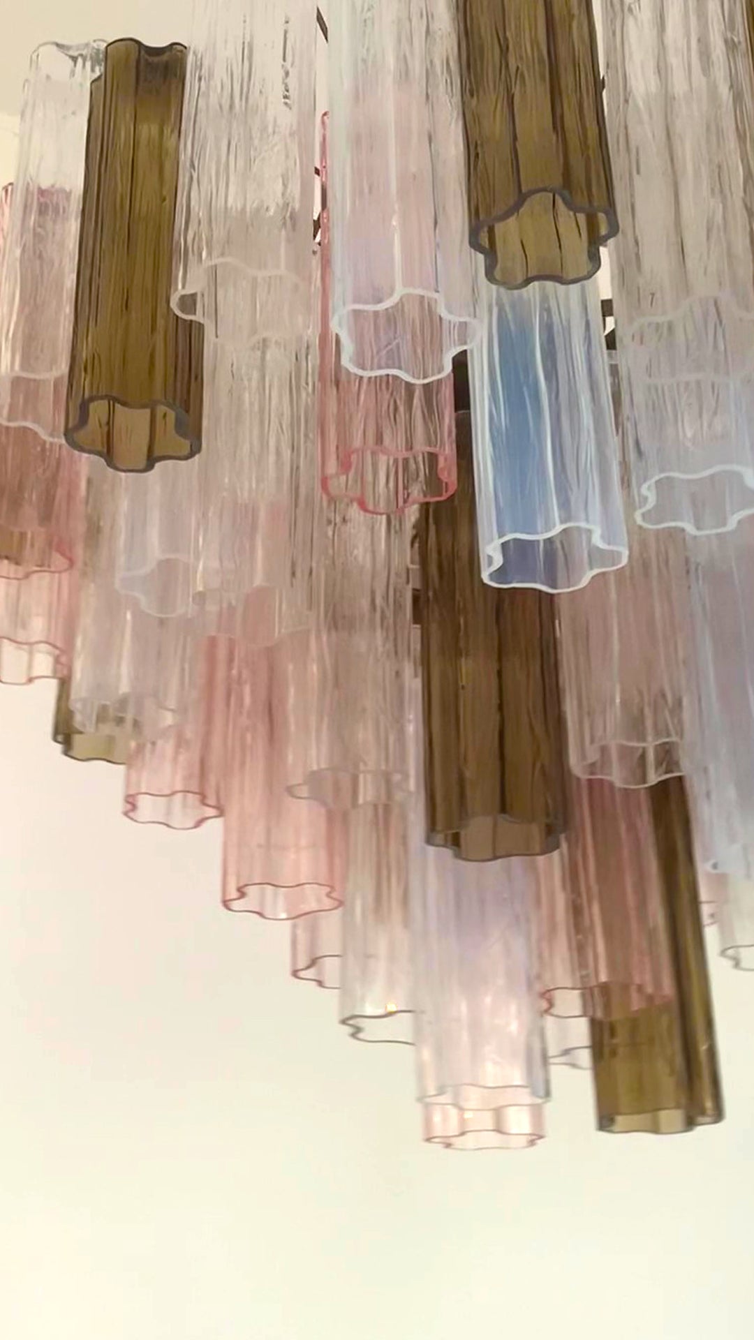 VORELLI Leonora Tronchi Murano Glass Circular Chandelier - Tronchi Murano Glass image 5