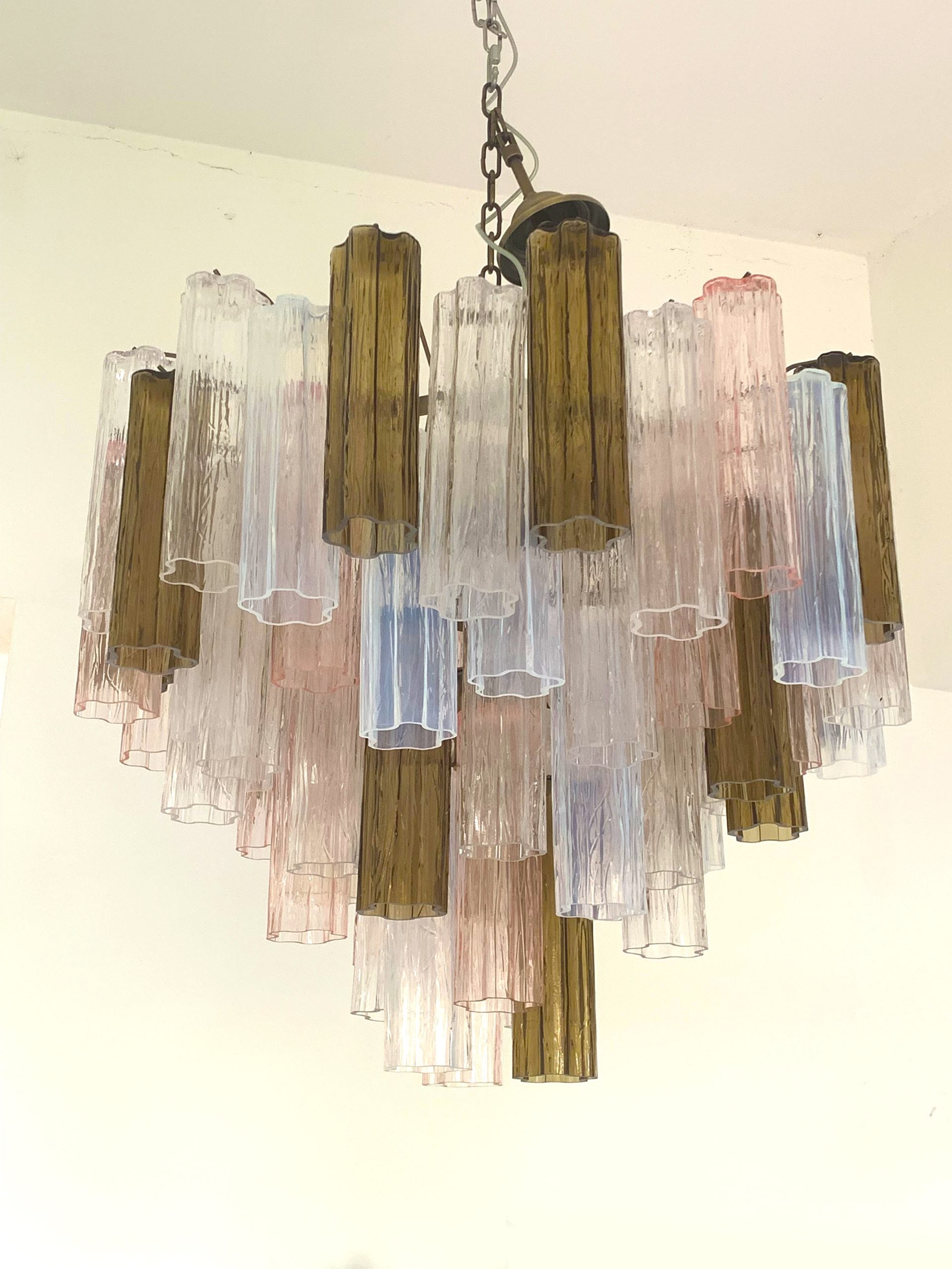 VORELLI Leonora Tronchi Murano Glass Circular Chandelier - Tronchi Murano Glass image 3