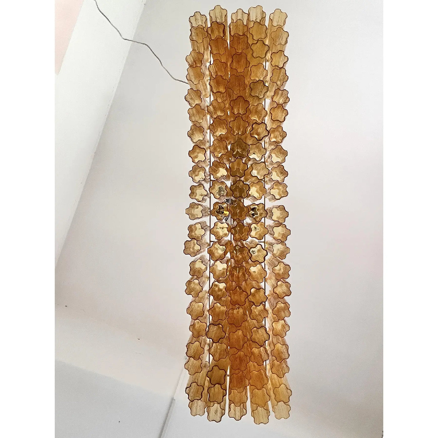 VORELLI Burano Tronchi Murano Glass Rectangular Chandelier - Tronchi Murano Glass image 5