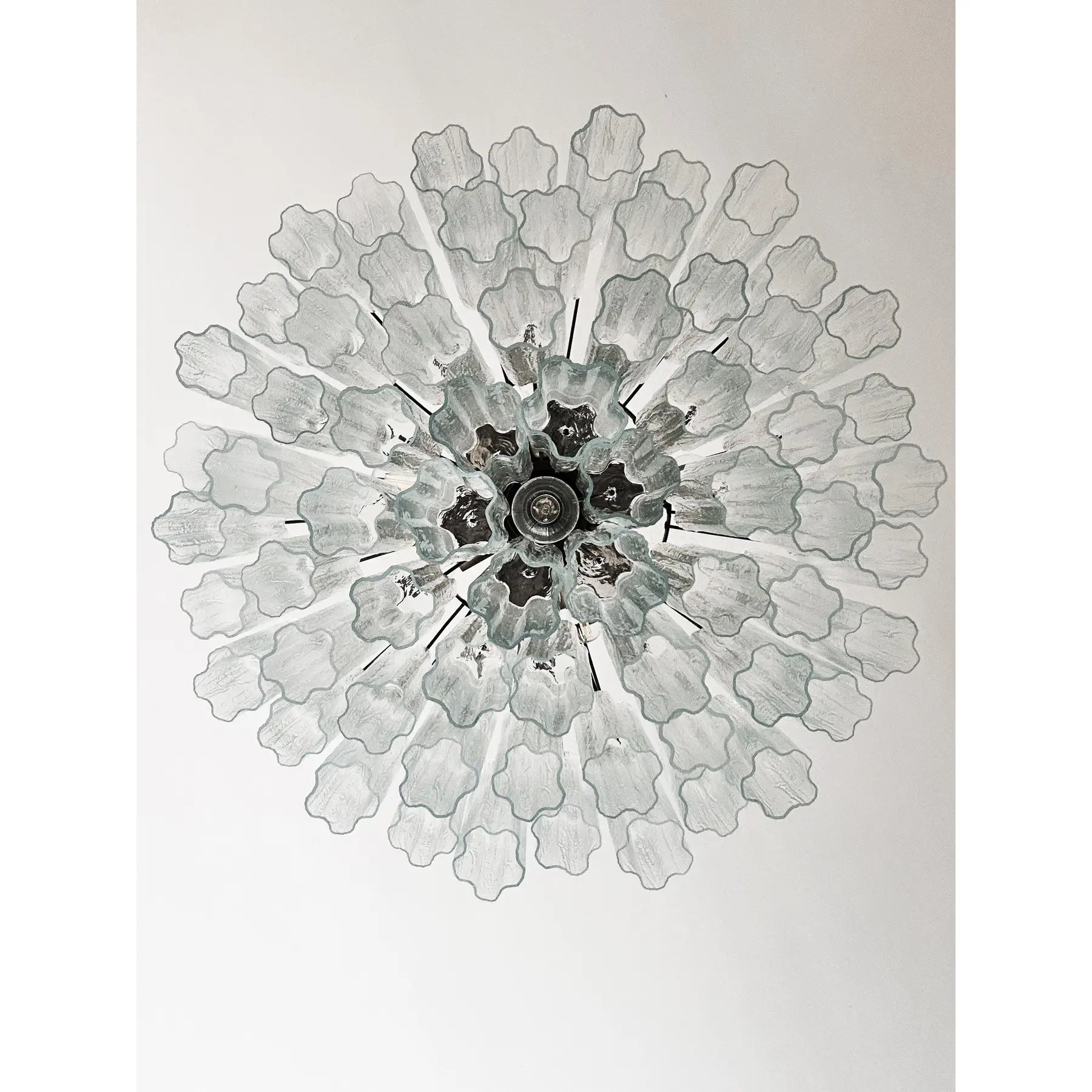 VORELLI Berenice Tronchi Murano Glass Staircase Chandelier - Tronchi Murano Glass image 3