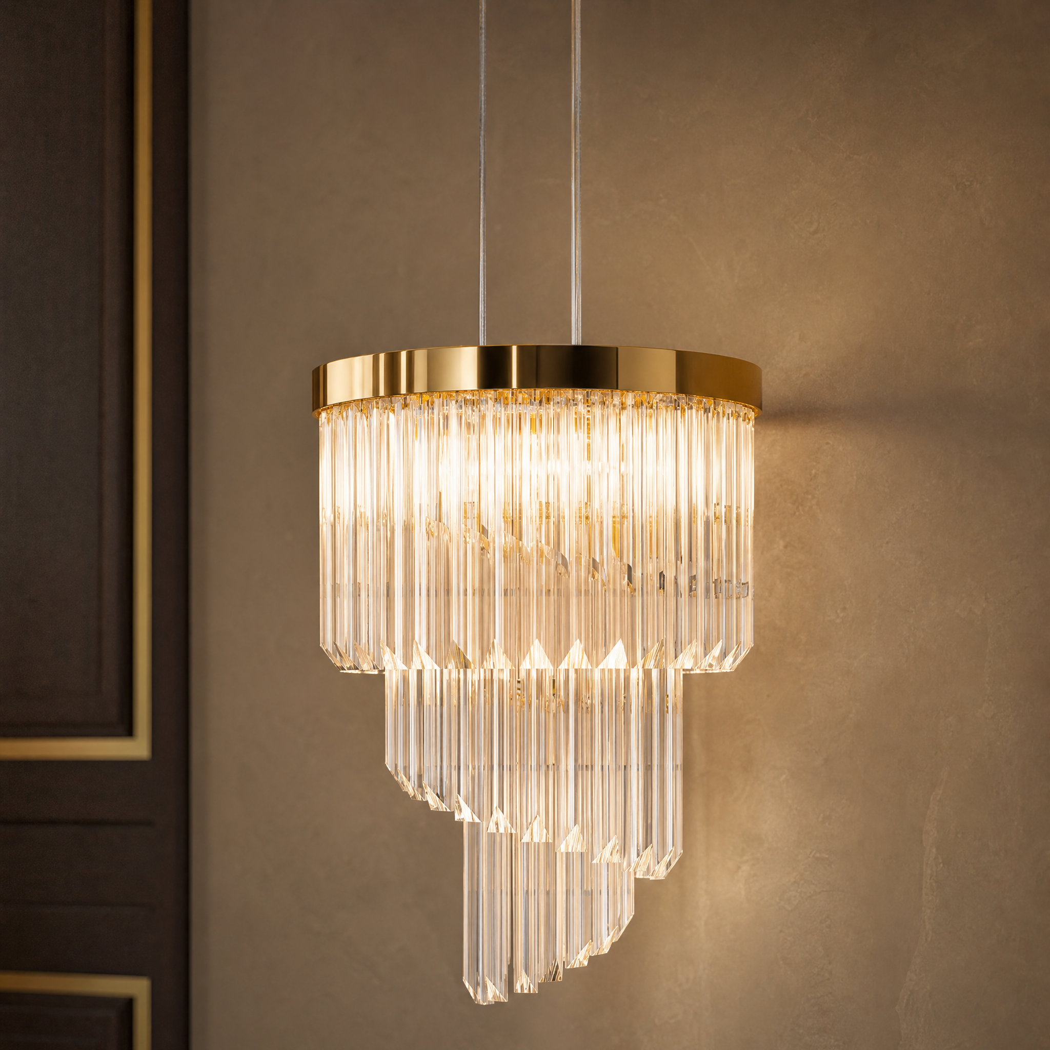 Royal by Castro Luxury Pendant Light close-up craftsmanship detail image by VORELLI