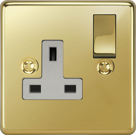 Dramatic lighting on the VORELLI Victorian single socket to emphasize its sculptural shape.