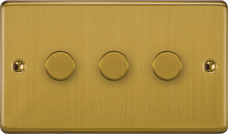 Front profile view of the VORELLI Victorian dimmer switch showing traditional aesthetics.