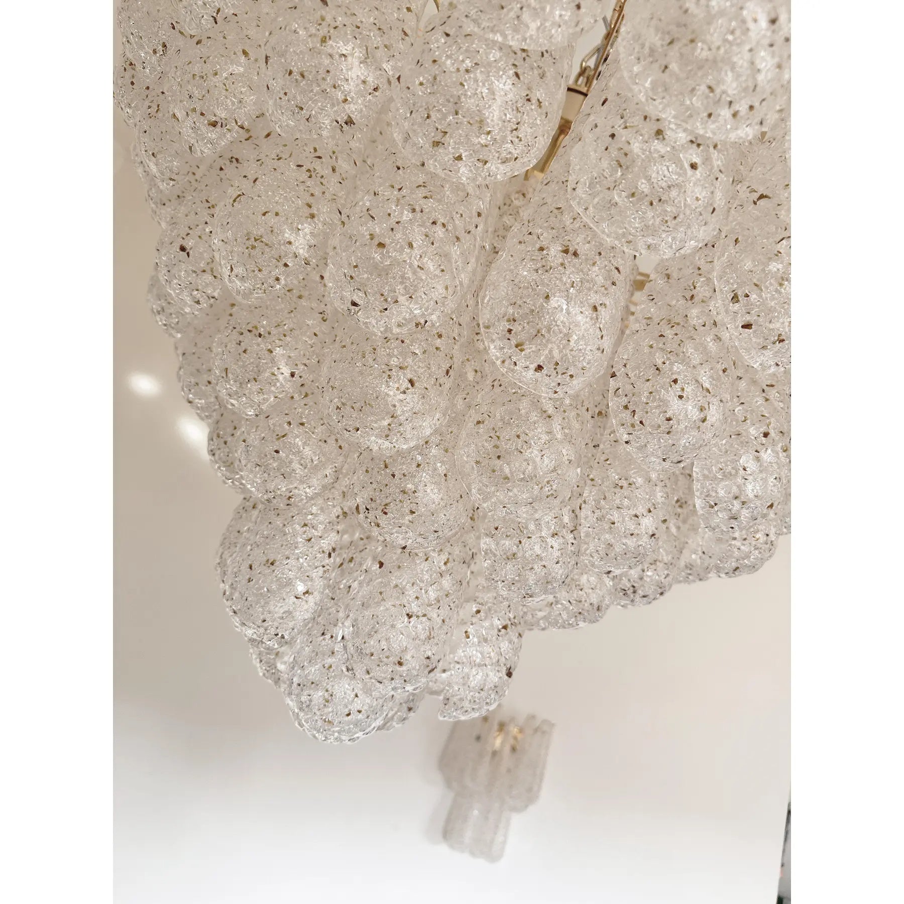 VORELLI Rapallo Conchiglie Murano Shell Glass Staircase Chandelier - Conchiglie Murano Shell Glass image 6