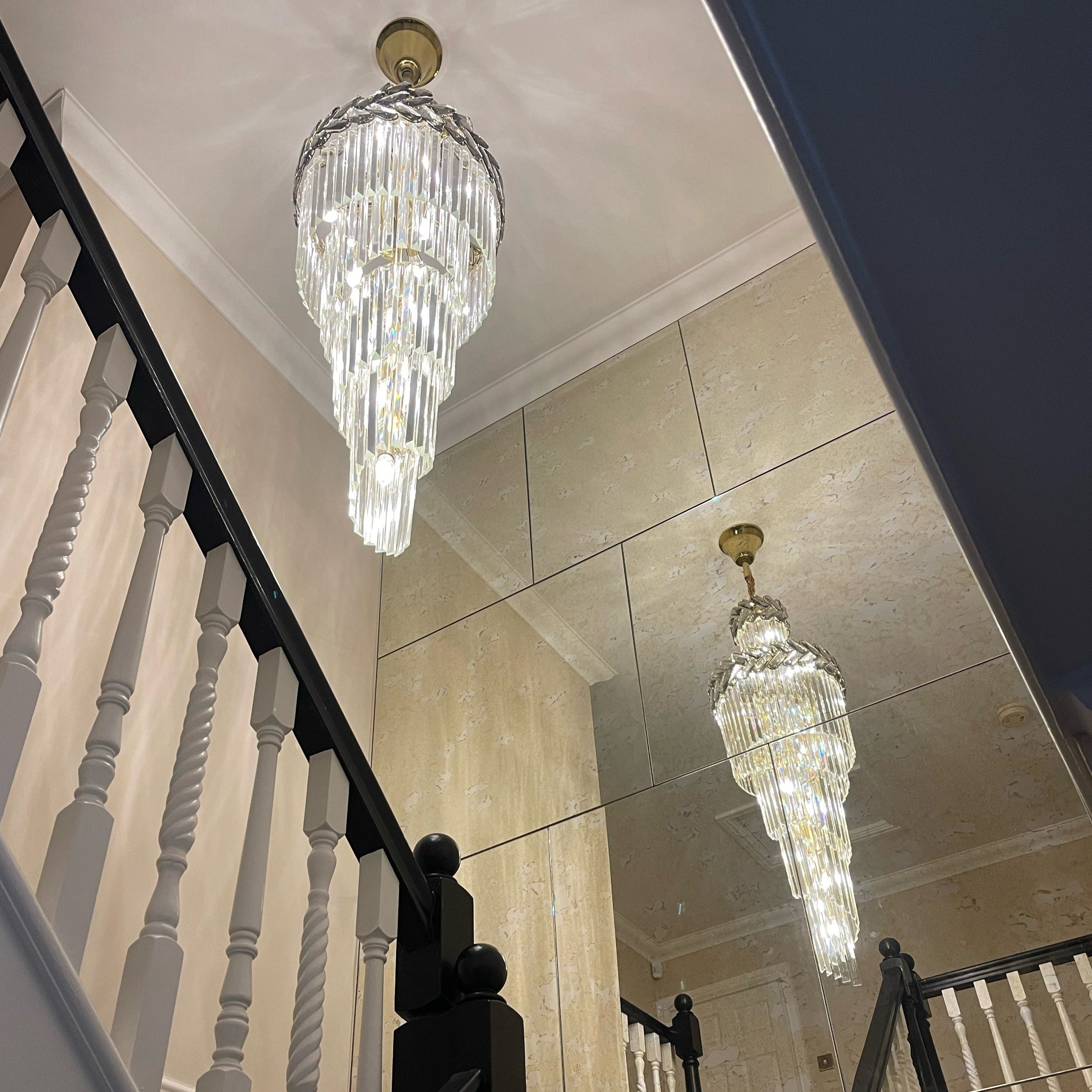 Knightsbridge Spiral Staircase Chandelier