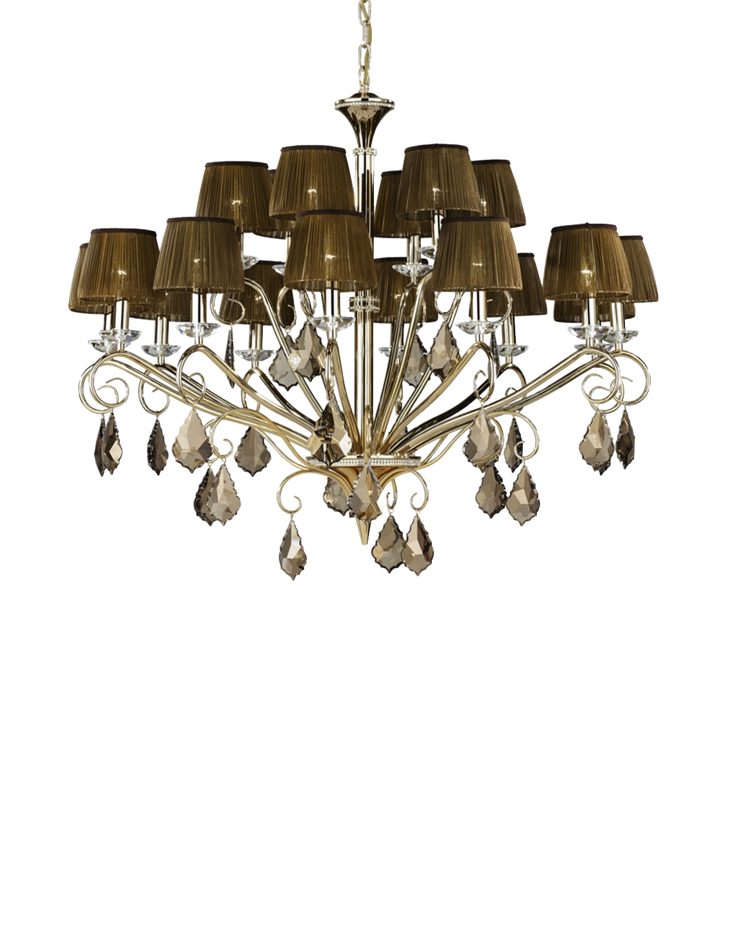 VORELLI® Vienna Luxury Circular Chandelier by VORELLI® on a clean white background