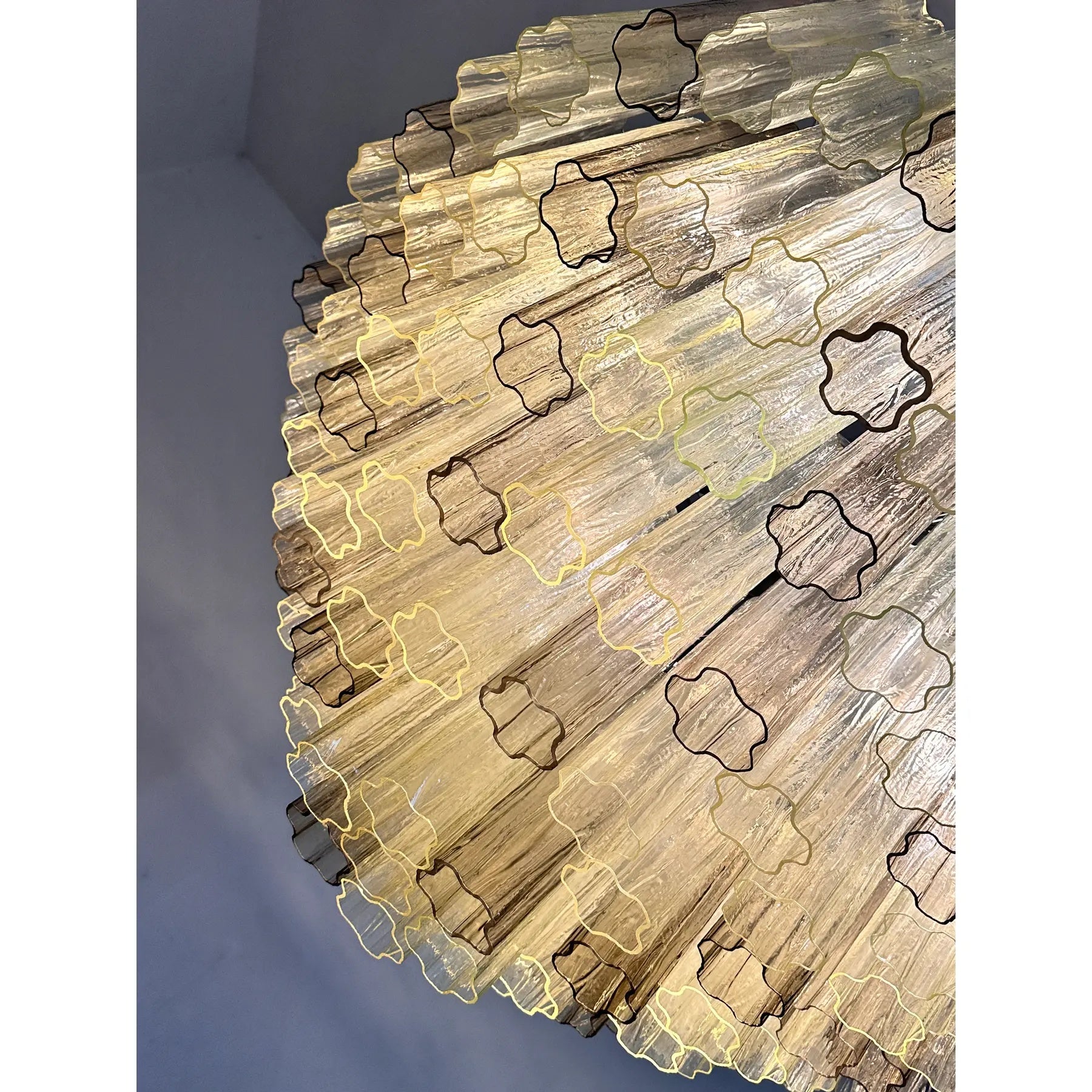 VORELLI Cecilia Tronchi Murano Glass Staircase Chandelier - Tronchi Murano Glass image 4
