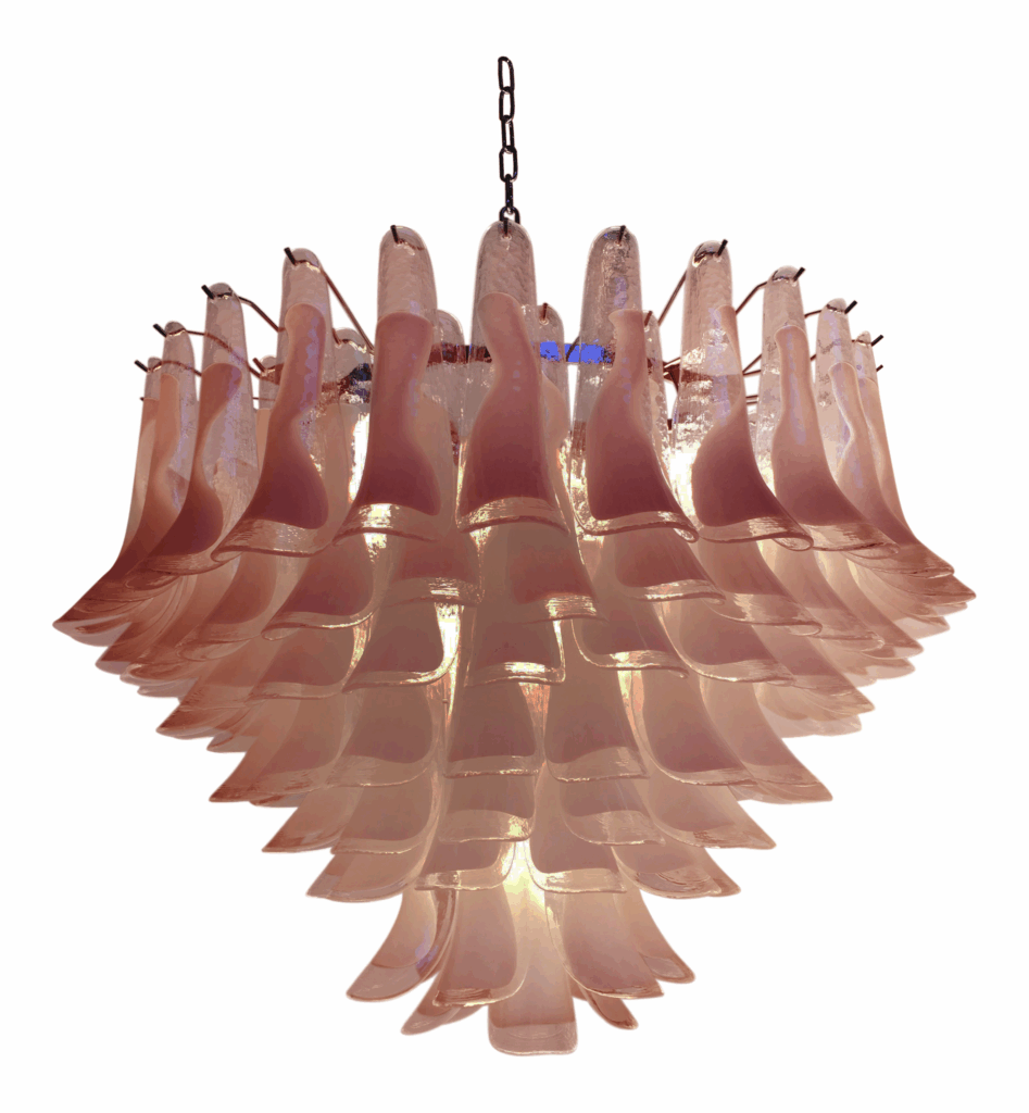 VORELLI Bologna Selle Murano Glass Staircase Chandelier - Selle Murano Glass image 1