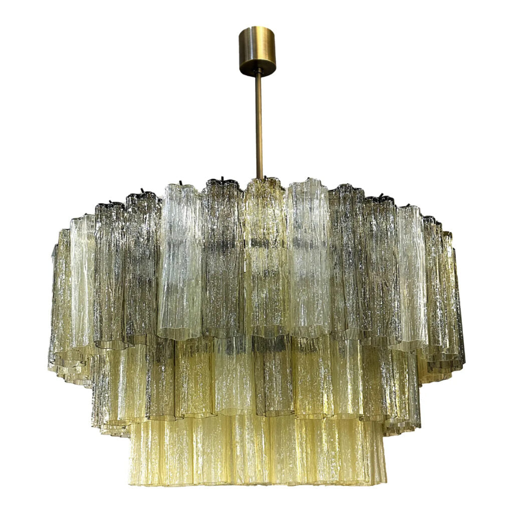 VORELLI Celestia Tronchi Murano Glass Staircase Chandelier - Tronchi Murano Glass image 1