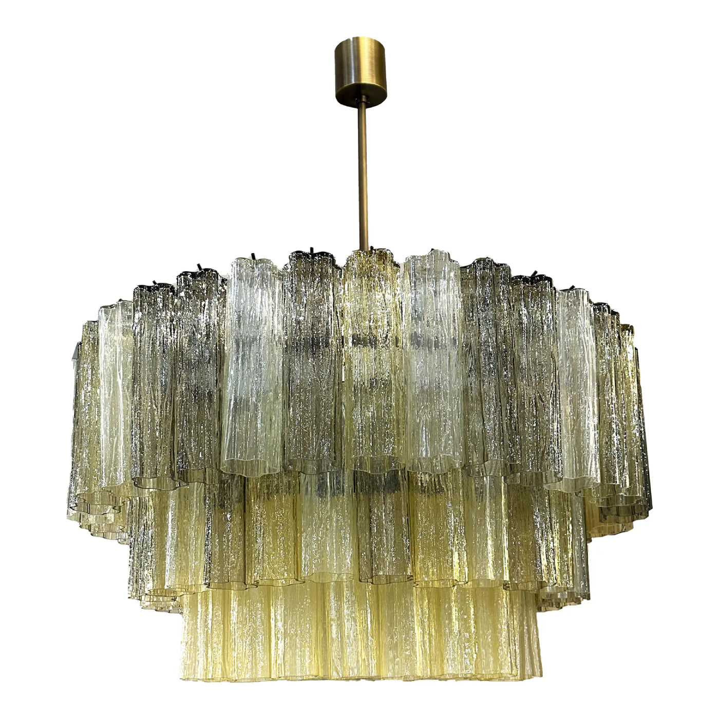 VORELLI Celestia Tronchi Murano Glass Staircase Chandelier - Tronchi Murano Glass image 2