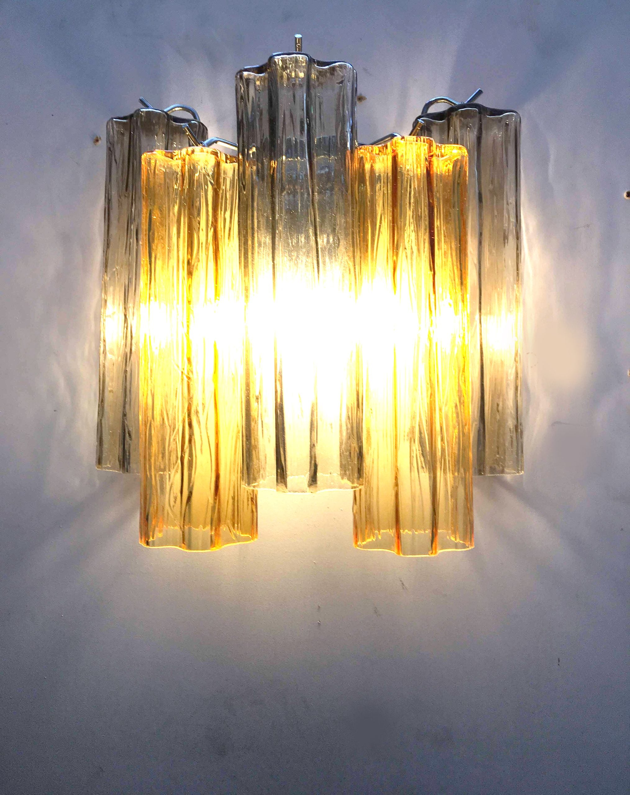 VORELLI Fiorenza Tronchi Murano Glass Wall Light - Tronchi Murano Glass image 3