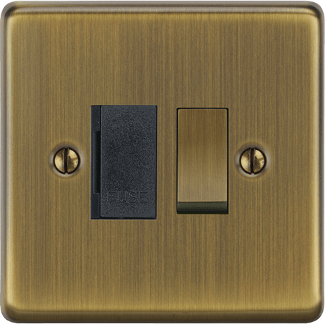 Polished metal surface of the Victorian fuse spur showing exquisite finish quality.