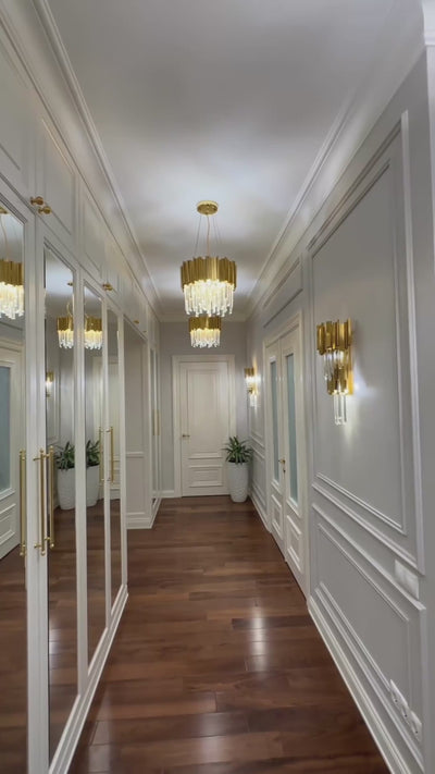 Boeotia double wall light creating refined ambient lighting in luxury interiors