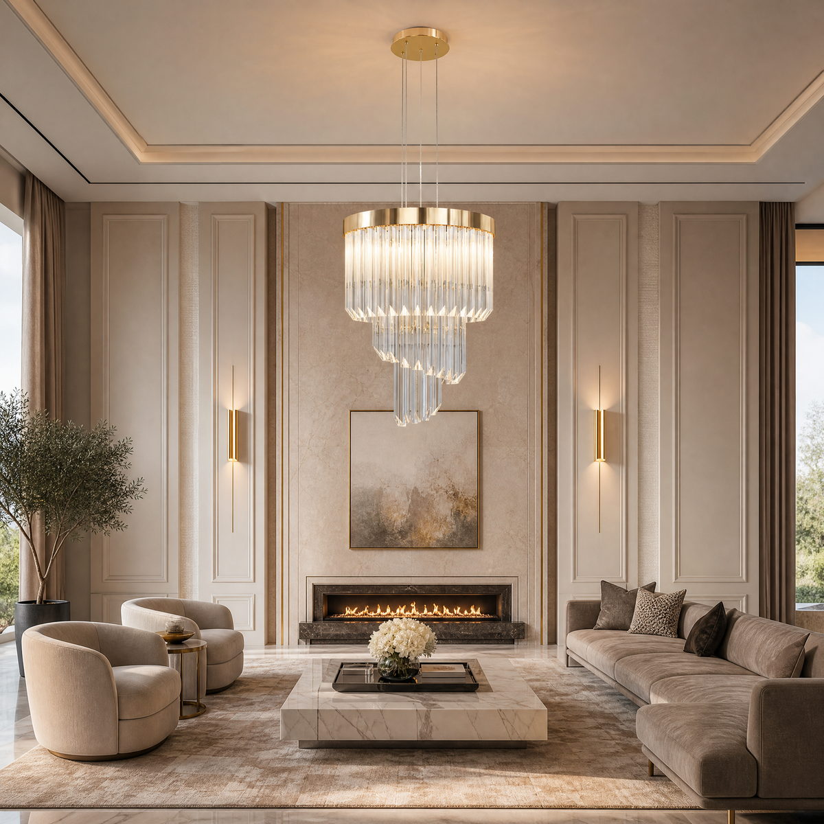 Royal by Castro Luxury Pendant Light luxury residential lifestyle image by VORELLI