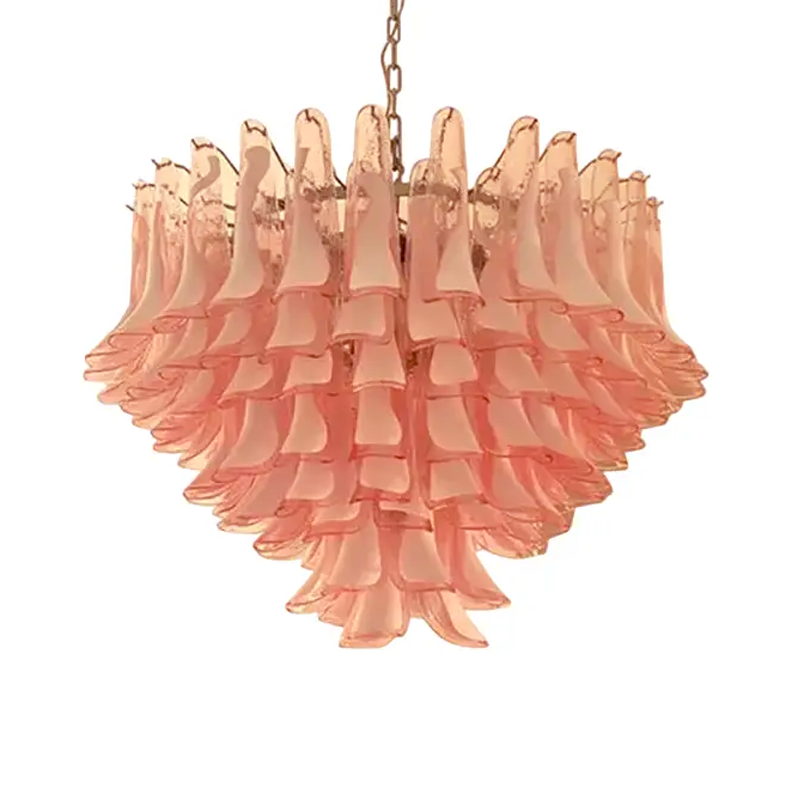 VORELLI Bergamo Selle Murano Glass Staircase Chandelier - Selle Murano Glass image 1