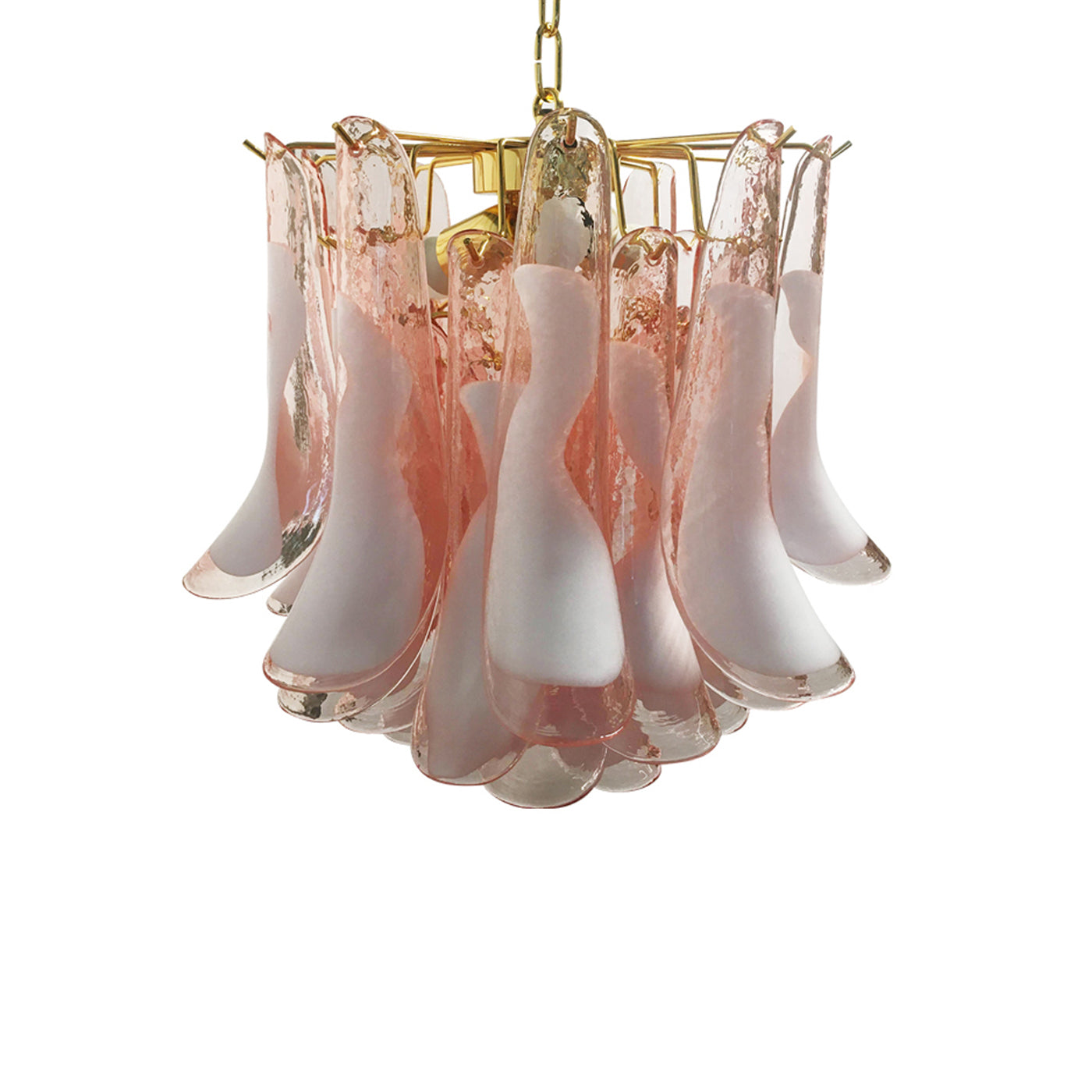 VORELLI Levanto Selle Murano Glass Circular Chandelier - Selle Murano Glass image 2
