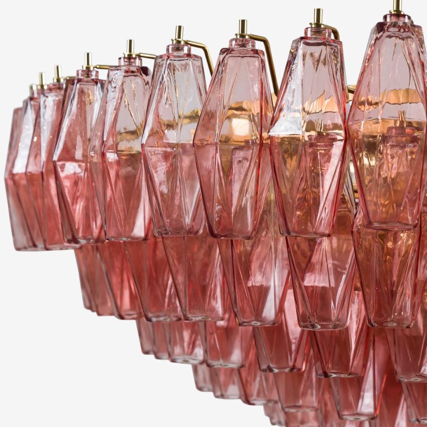 Pink Sorrentino Chandelier