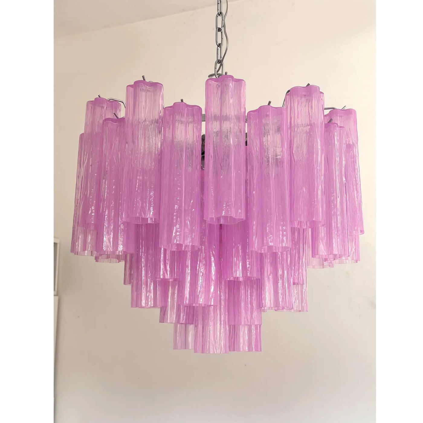 VORELLI Delizia Tronchi Murano Glass Staircase Chandelier - Tronchi Murano Glass image 7