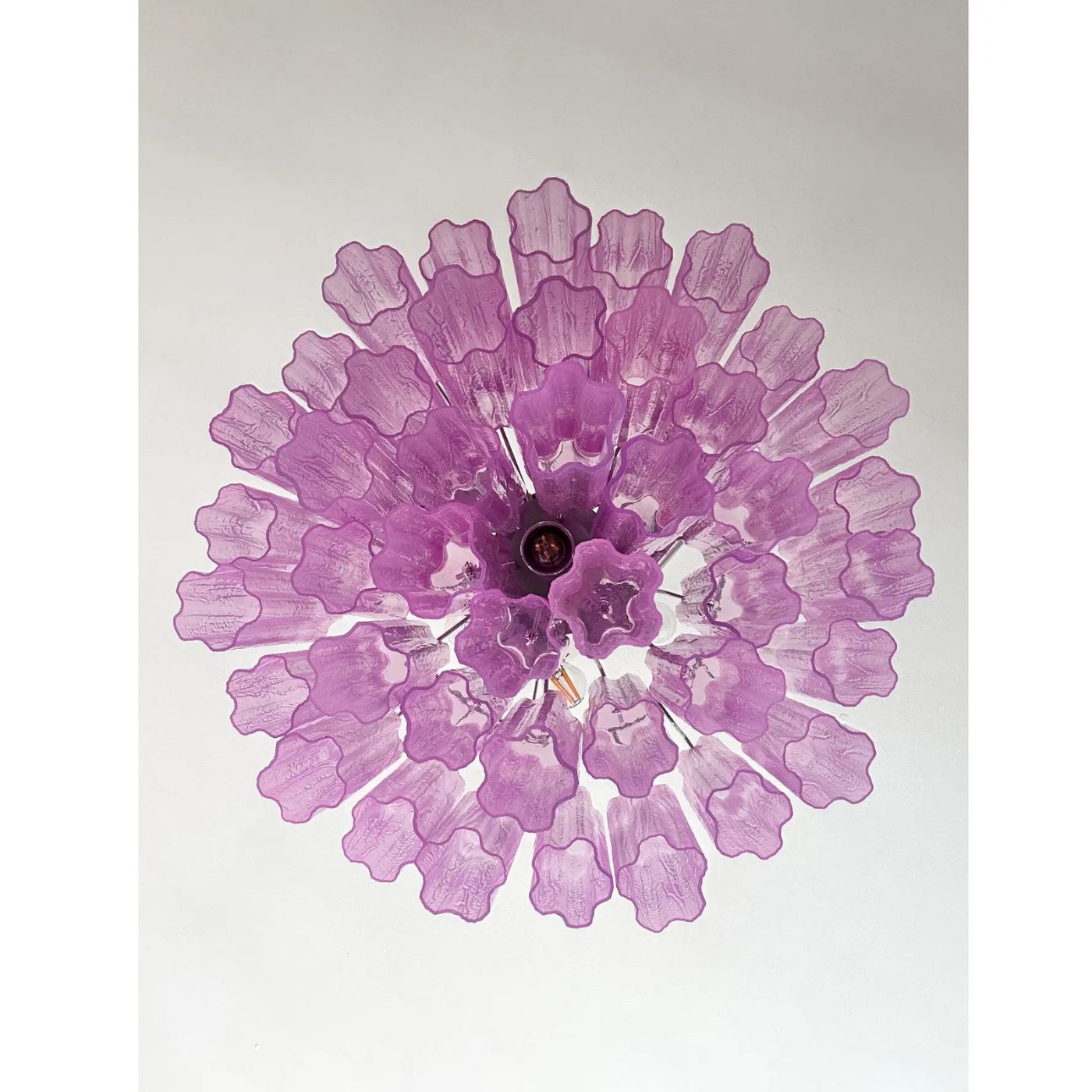 VORELLI Delizia Tronchi Murano Glass Staircase Chandelier - Tronchi Murano Glass image 5