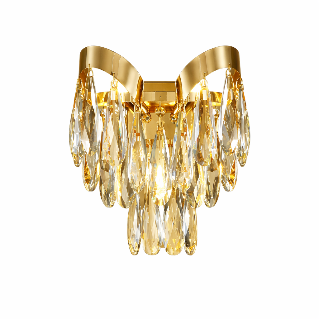 The elegant silhouette of the VORELLI Isso Wall Light, emphasizing its curvy artistic frame and premium craftsmanship.