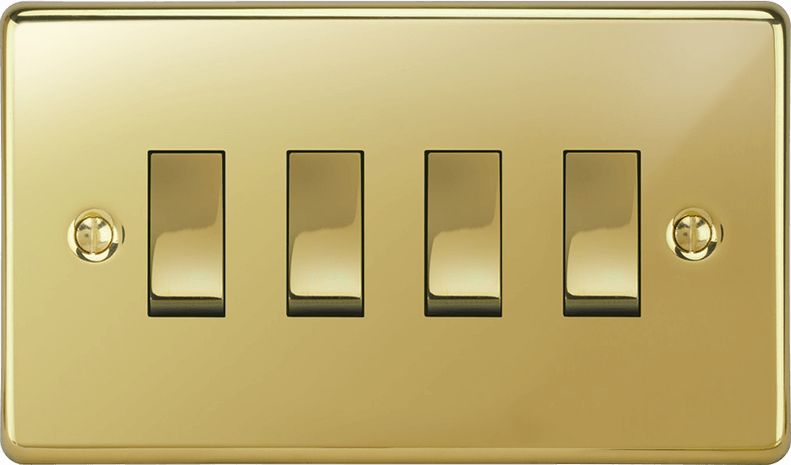 The VORELLI Victorian rocker switch integrated into a modern classic interior design scheme.