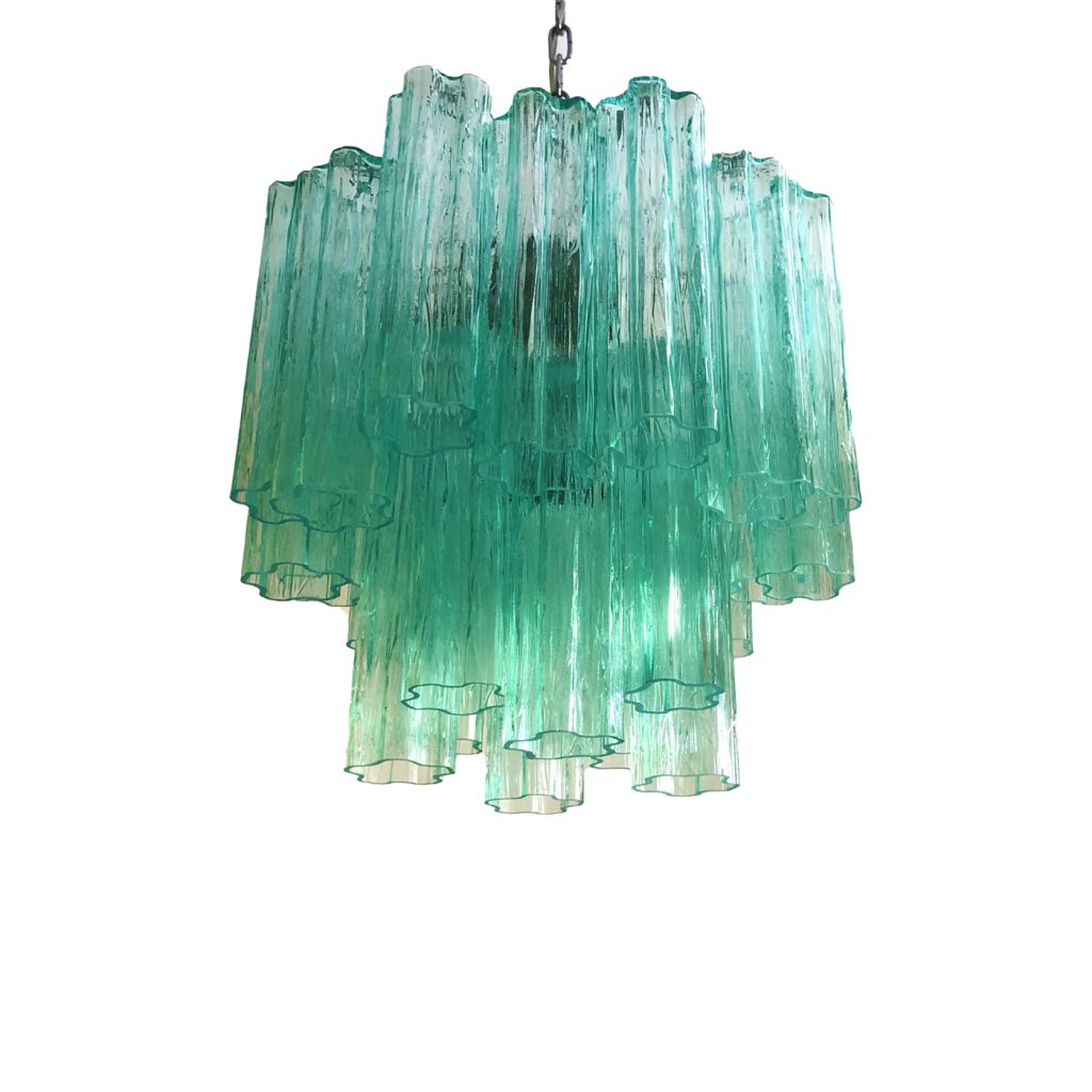 VORELLI Raffaella Tronchi Murano Glass Circular Chandelier - Tronchi Murano Glass image 1